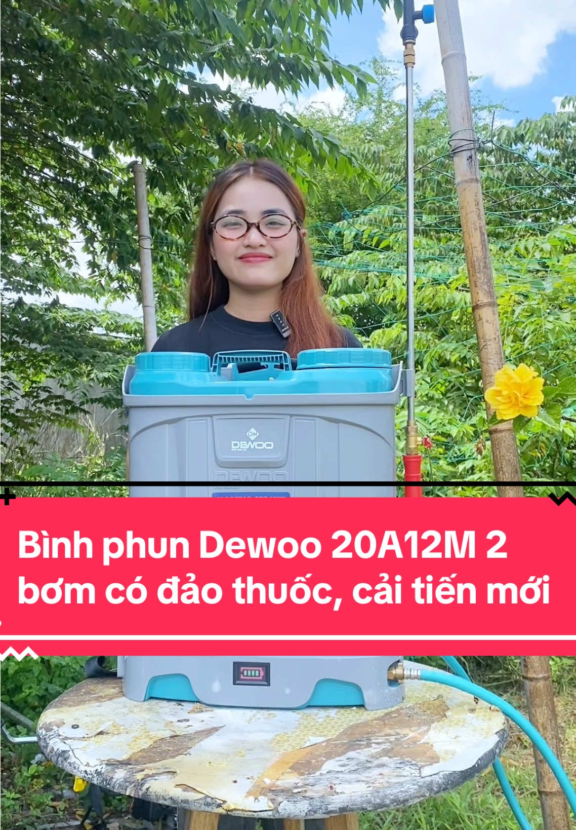 Bình phun bán rất chạy nhà em đây cả nhà ơi. Bình phun Dewoo 20A12M 2 bơm khoẻ mạnh, có đảo thuốc tiện lợi, bản cải tiến mới độ hoàn thiện cao #nongnghiep #binhphun20l #binhphun #binhphunthuoctrusau #phunthuoctrusau #congnghiep #binhphun2bom 