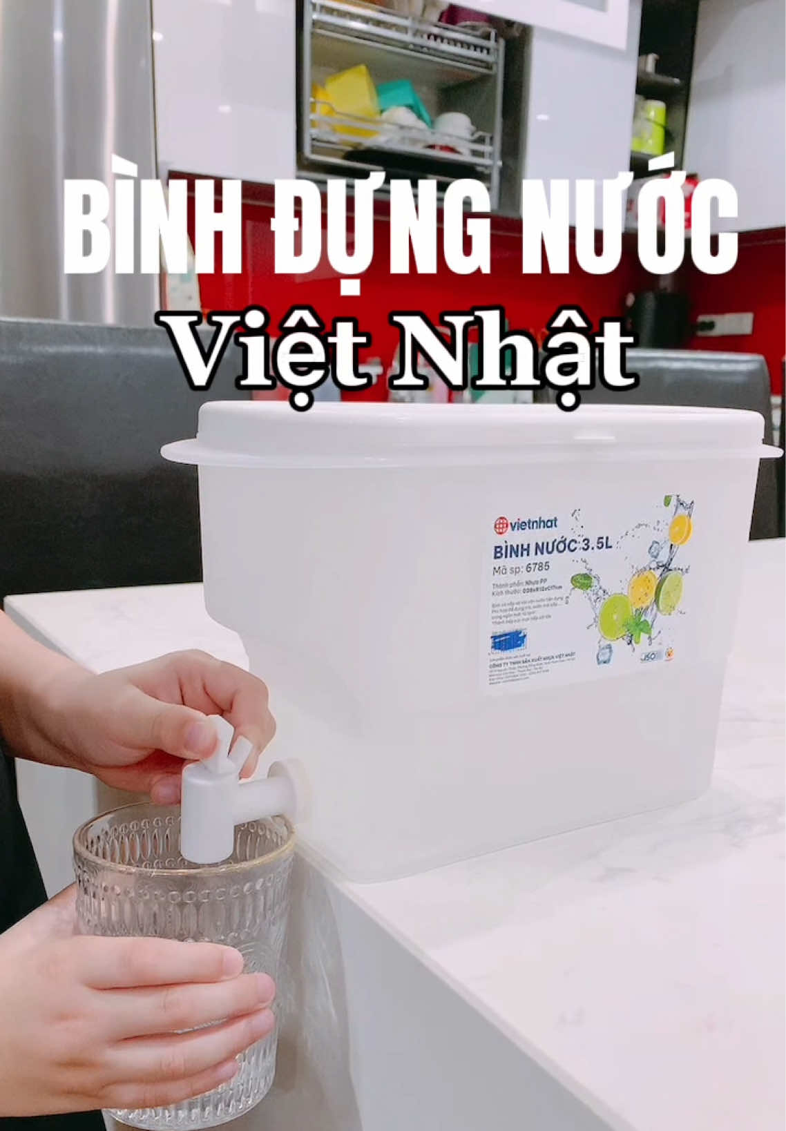 Bình nước tủ lạnh siêu tiện nè mọi người ơi, mùa hè đi đâu về có cốc nước uống tỉnh cả người ý! #binhnuoctulanh #binhnuoctulanhcovoi #binhdungnuoctulanhcovoi #vietnhat #review #meoreview999 #topthinhhanh #topbanchay 
