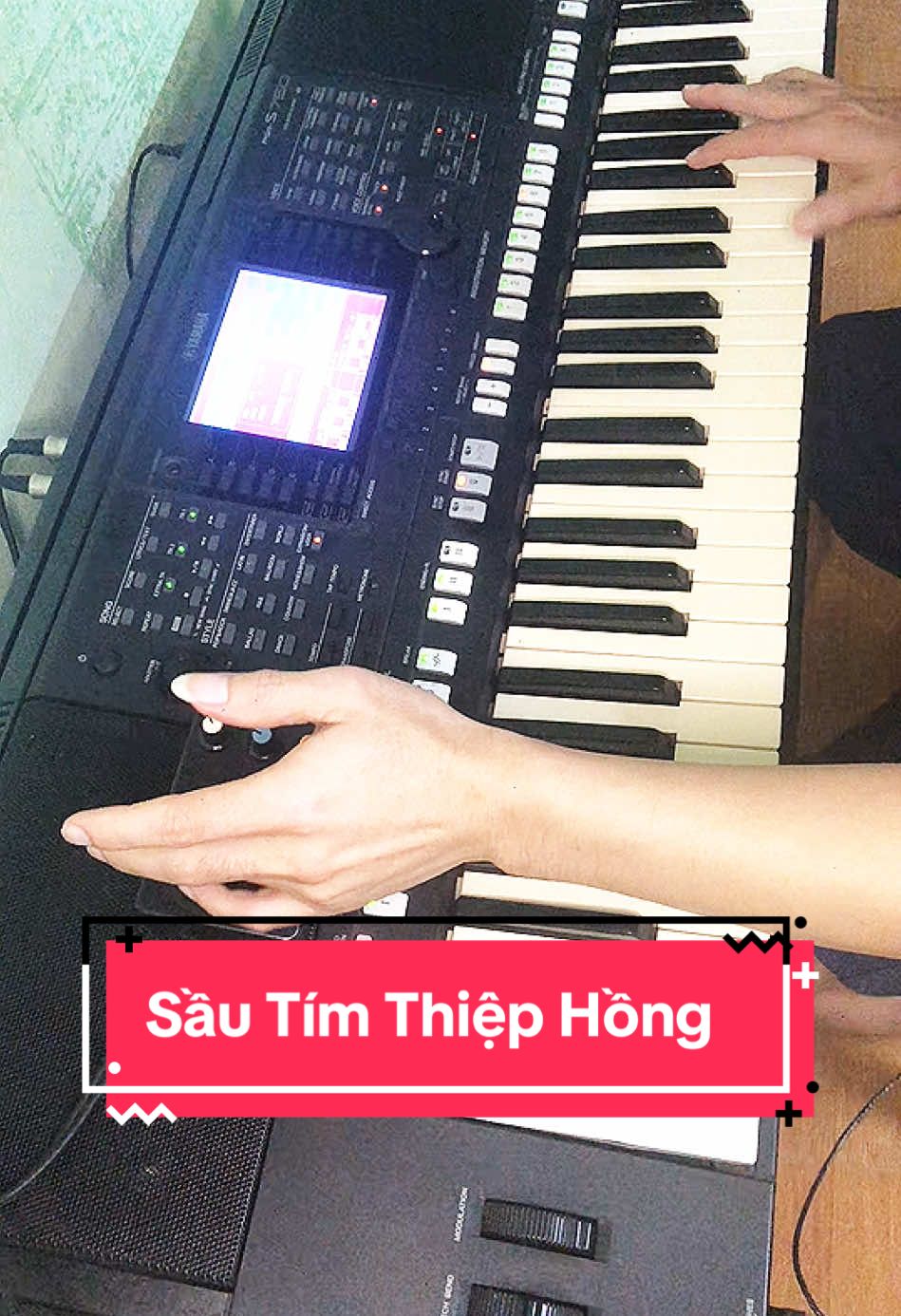 Sầu Tím Thiệp Hồng#keybaord #xuhuong #organ #nhacbolero #duongkeyboard 