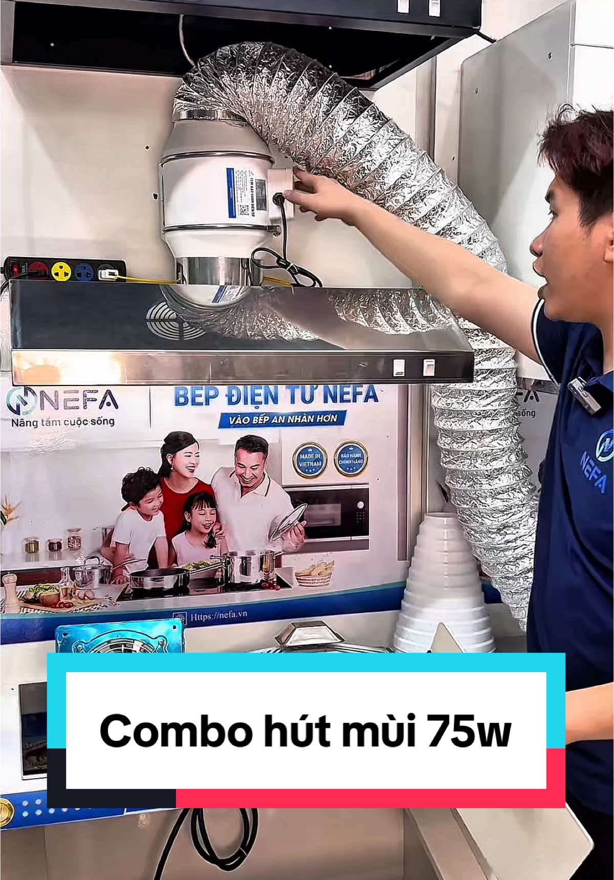 Một combo hút mùi chất lượng lại còn là hàng Việt Nam sản xuất bảo hành 2 năm thế đã đủ ngon chưa ạ🥰🥰#fyp #quatthonggiohutmui #thonggiohutmui #nefa #quatthonggio #quatthonggiohutmuikhoibep #LearnOnTikTok #tuhaohangviet #hangviet 