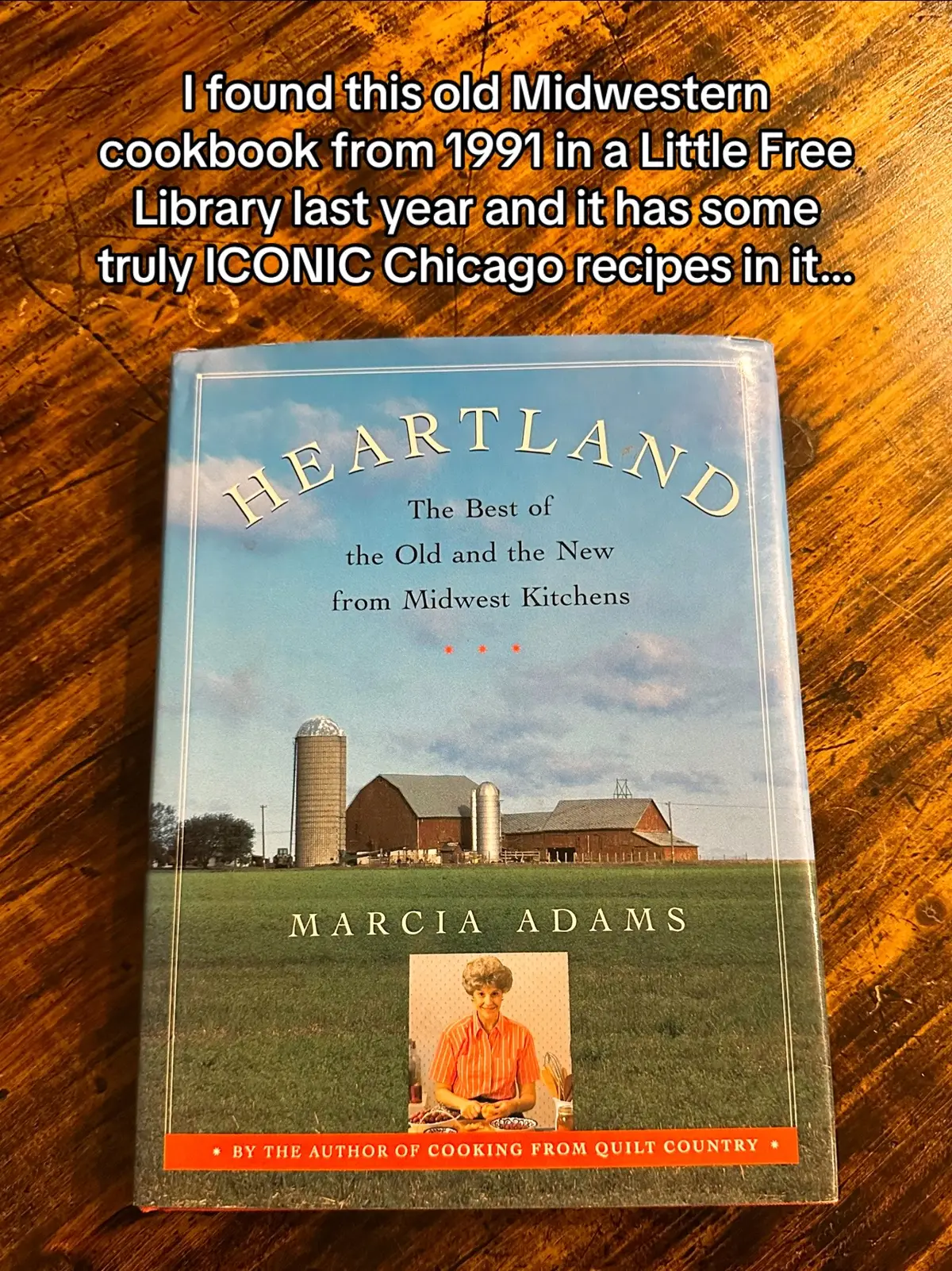 I NEED YOUR HELP DECIDING WHAT TO BAKE!  I found a copy of “Heartland” in a Little Free Library last year. It’s an adorbs Midwestern cookbook organized by state and the Illinois chapter (obviously the best chapter) includes some truly ICONIC recipes, and as a Chicago foodie who likes to bake, how could I possibly resist?? ⬇️ Leave a comment and tell me which recipe I should make first! ⬇️ Option 1: Marshall Field’s Cinnamon Crunch Muffins Option 2: Ed Debevic’s Peach Cobbler Option 3: Walnut Room’s Frango Mint Cheesecake Full disclosure that whatever I make, I’m going to convert it (😱 please don’t hurt me) to a gluten-free version, but if I get that conversion right (with help from @Katarina Cermelj’s incredible “The Elements of Baking”) then none of my tasters will know the difference. 😋  And of course, be sure to follow me for more Chicago life content. 👀 #chicagotiktok #chicagotok #marshallfields #eddebevics #frangomints #chicagofood #chicagofoodie #bakingrecipe #baking #midwestern 
