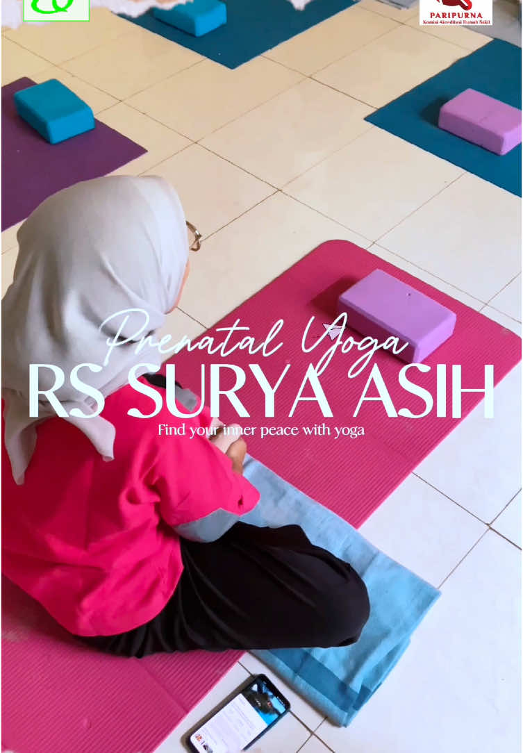 Selamat datang di kelas Prenatal Yoga RS Surya Asih✨ Kelas Prenatal Yoga ini dapat membantu ibu hamil merasa rileks, mengurangi stres, dan mempersiapkan fisik agar tetap Fit dalam proses persalinan nanti. Sahabat ingin mengikuti kelas Prenatal Yoga ini? Silahkan daftarkan diri & ikuti Kelas Prenatal Yoga ini secara gratis hanya di RS Surya Asih Salam sehat sahabat!🤰🏥 #yoga #yogaprenatal #rumahsakit #pringsewulampung #fyp 