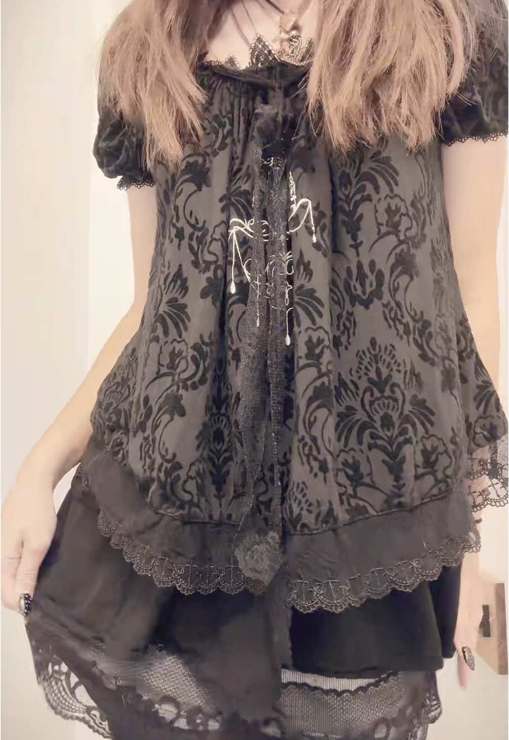 Nyc fit 😼😼 I actually ate so much (food) #v系 #vkei #visualkei #fashion #jfashion #fyp #xyzbca #outfit #sigma #mamireta 