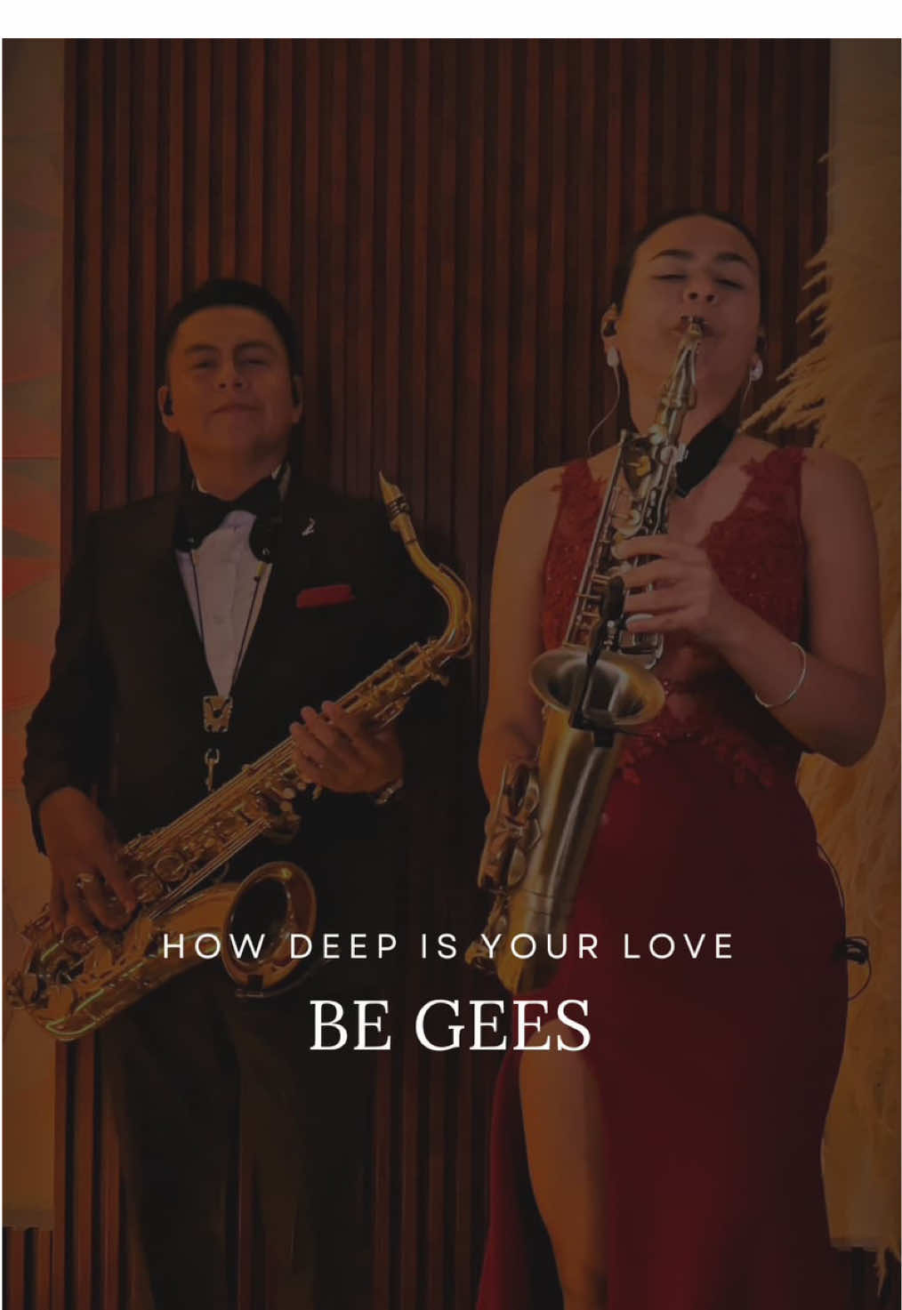 How deep is your Love - BE GEES #saxofonistasparaeventos #musicaelegante #bodas #saxofonelegante #saxplayer #corporativos #saxofonparaeventos 