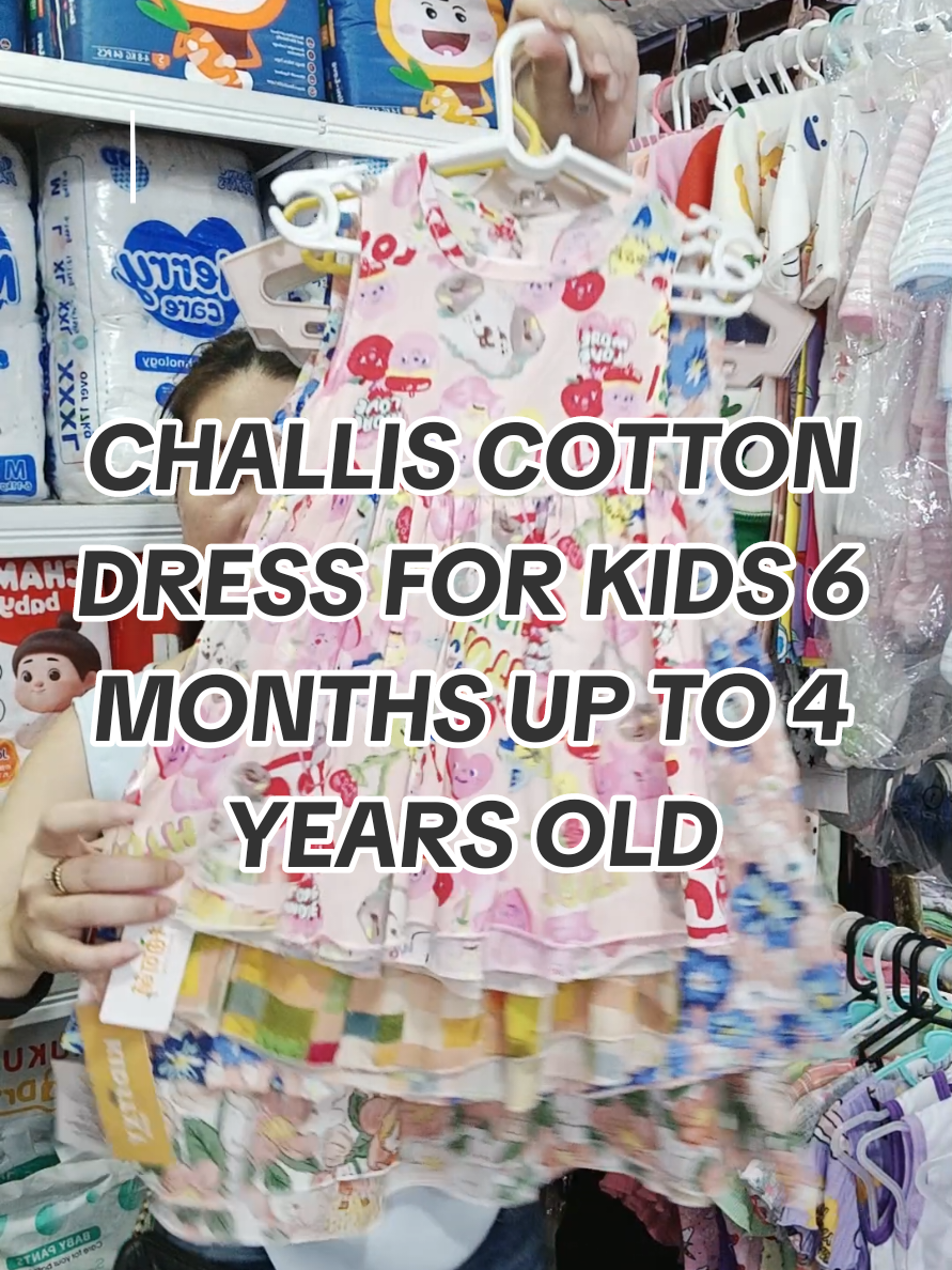 CHALLIS COTTON DRESS FOR KIDS 6 MONTHS UP TO 4 YEARS OLD #challis #cottondress #kidsdress #kidsclothes #babyclothes #summerdress 