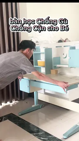 Bàn mẫu 2025 gỗ tự nhiên, khung sắt to dày, bàn học hay làm việc đều phù hợp, dùng được cho bé từ 3 tuổi #BànHọcThôngMinh #Banhocnangha #BànChốngGùChốngCận #1m2 #ghechonggu #noithatdep #noithat 