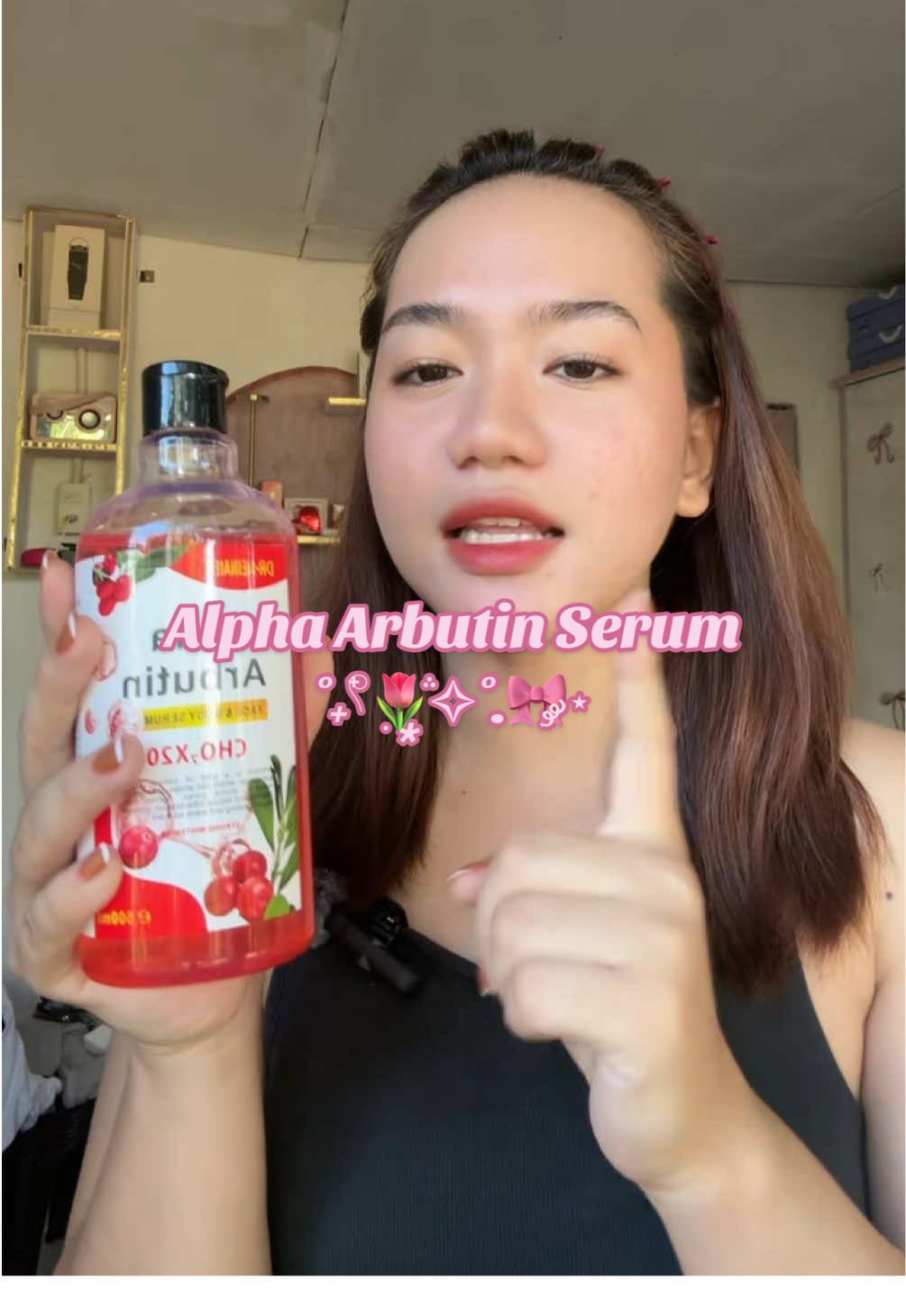 Try niyo pa din malay niyo hiyang sa inyo☺️ maganda sya kaso sobrang sensitive lang talaga ng balat ko and take note hindi lang po ito yung product na instop ko ngayon may kasabay pa yan na sabon at kahit yung lotion na hinaluan ko. No hate since legit na nakakaglow pa 😊 #alphaarbutinserum #arbutin #alphaarbutin #alphaarbutinreview #honestreview 