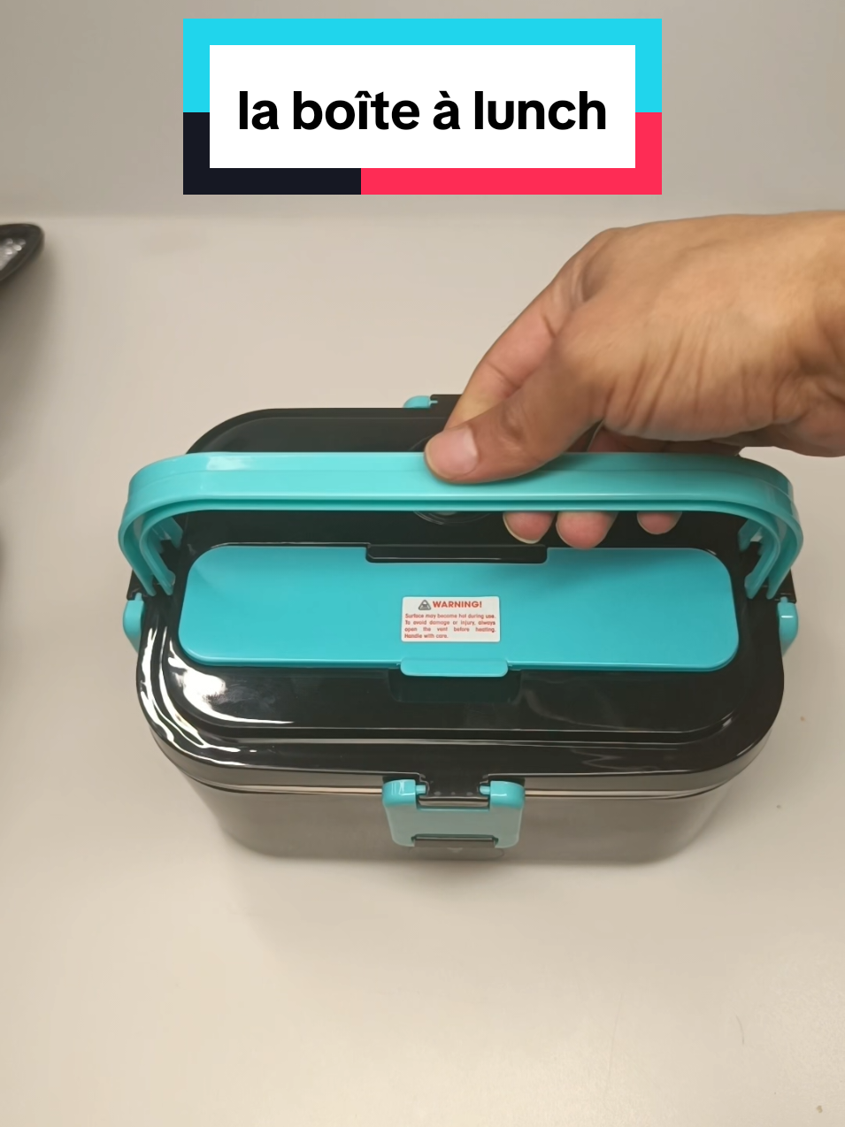 80W Gamelle Chauffante Electrique 1.8 L Chauffage Rapide 12V/24V, 220V/240V, Lunch Box Chauffante Electrique pour la Maison et la Voiture Facile à Nettoyer,Avec sac Isolant à Température Constante. #travail #lunch #chantier #bureau 