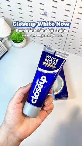 Kem đánh răng CloseupWhiteNow #review #unboxing #closeupvn #closeupwhitenow #closeupphotography #hoptaccungunilever #taitroboiunilevervietnam #xuhuong 
