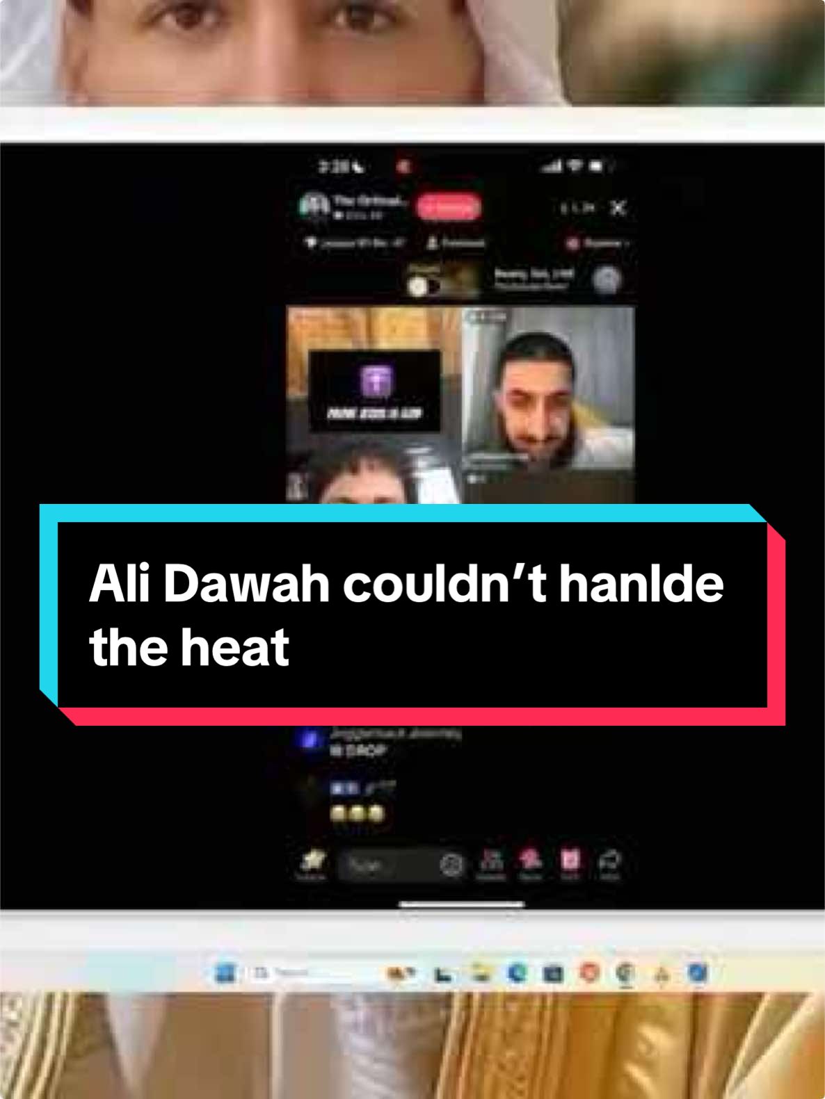 @alidawahraw couldn't handle the heat so he needed to be out of the kitchen. Lets do the formal debate we both agreed on lisbyano @theorthodoxmuslim and don't run. #islam#debate#christinity#foryou#fyp
