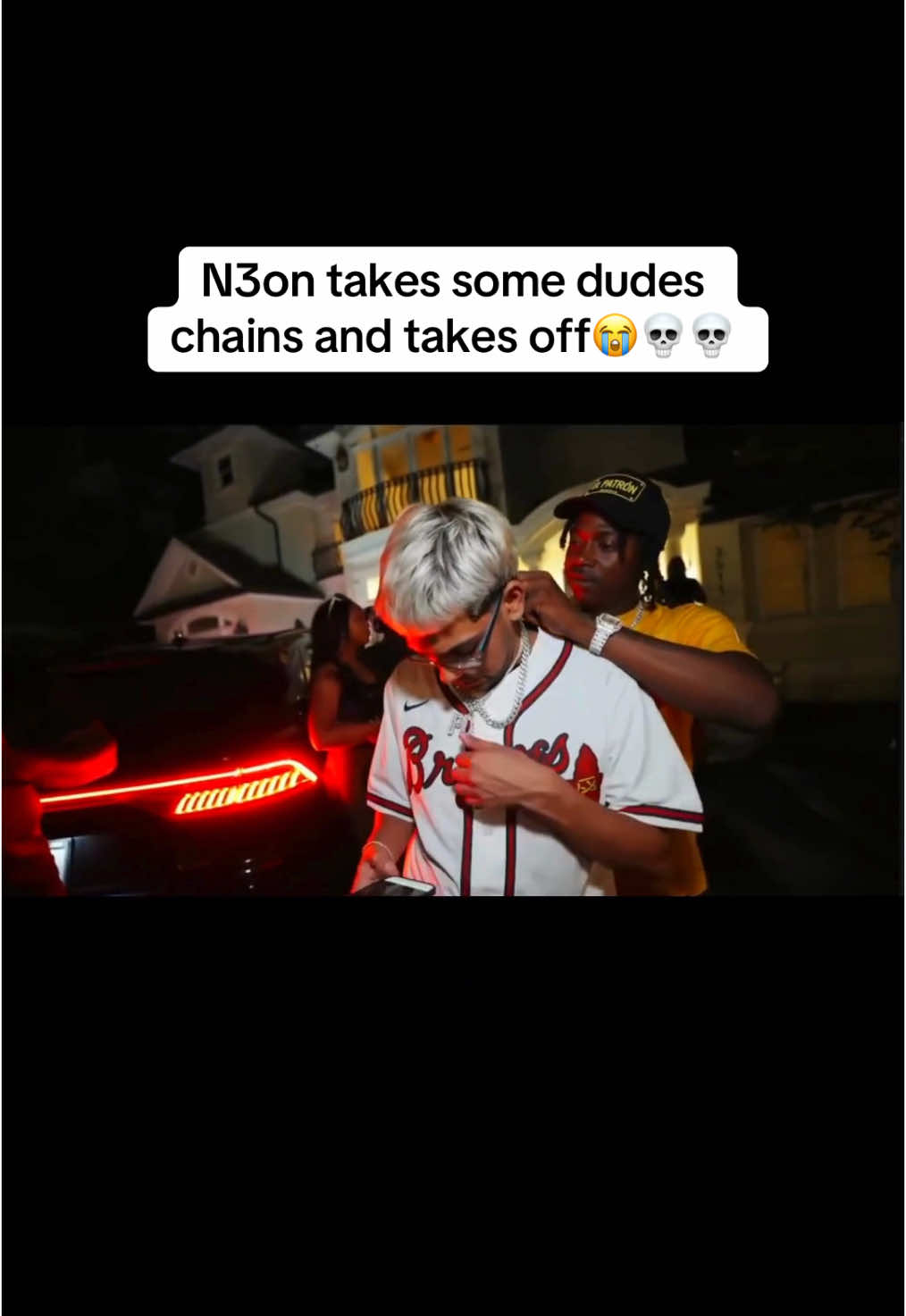 N3on takes some dudes chains and runs off😭💀 #n3on #fyp #n3onlive #foryou #viral #n3on2k #n3onclips #explore #foryoupage 