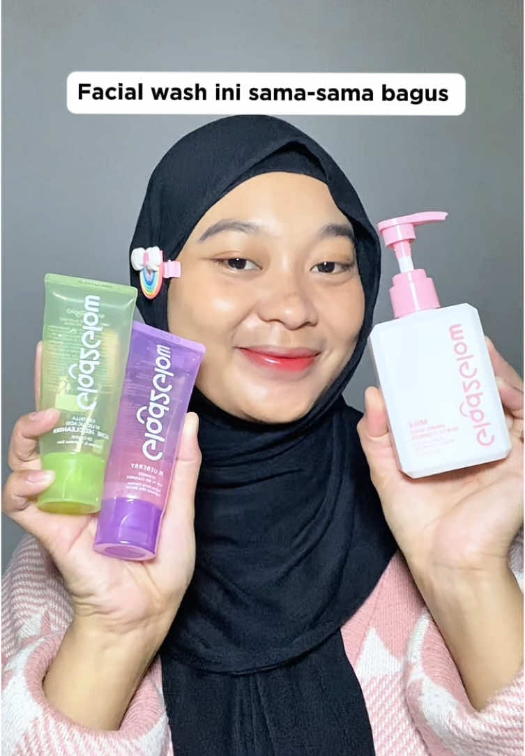Facial wash sama-sama bagus yha tinggal di sesuaikan saja sama permasalahan kulit  Ada yg sudah cobain komen yha! #facialwashglad2glow #glad2glow #facialwash #skincareproducts #rekomendasiskincare 