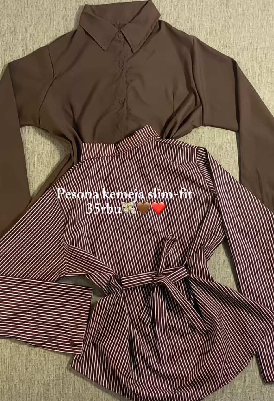 Ga nyangka 35rbu secakep ini😭#kemeja #kemejawanita #kemejaslimfit #slimfit #fyp #fypage 