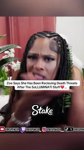 Zoe Says She Has Been Recieving Death Threats After The SoLLUMINATI Stuff💔…#zoespencer #solluminati #fyp 