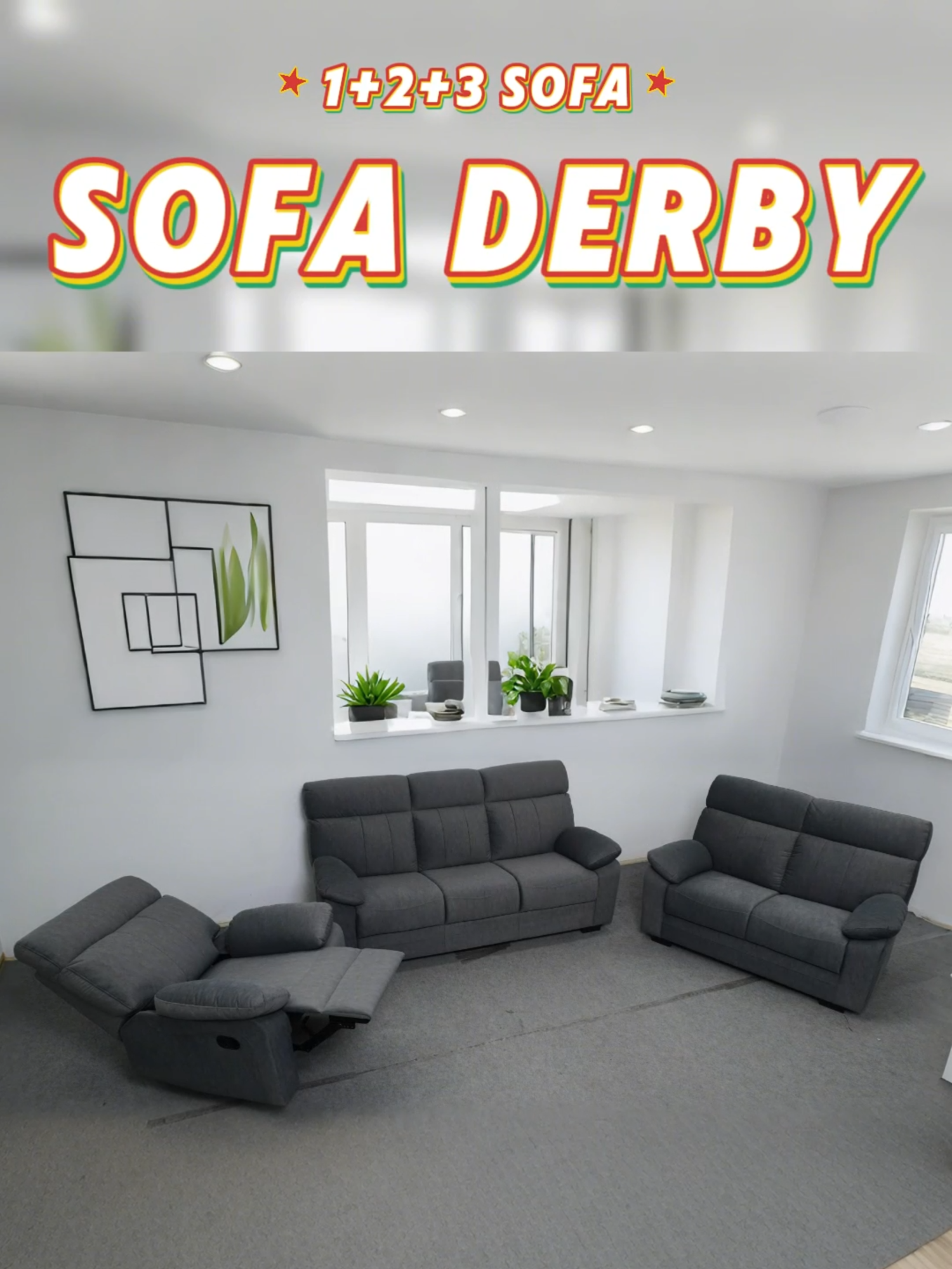 🛋️ Sofa Derby 1+2+3 | Anti Calar, Kusyen Lembut & Recliner Single Seat! ✨ Mahukan sofa yang bukan sahaja cantik, tetapi juga tahan lasak dan super selesa? Sofa Derby adalah pilihan tepat untuk ruang tamu anda! . ✅ Material Anti Calar – Sesuai untuk rumah yang aktif dengan anak-anak dan haiwan peliharaan! ✅ Kusyen Lembut & Empuk – Duduk lama pun rasa nyaman tanpa rasa penat! ✅ Recliner Single Seater – Rehat maksimum dengan fungsi recliner yang mudah digunakan! ✅ Set Lengkap 1+2+3 – Memenuhi keperluan keluarga dengan gaya moden dan praktikal! . 🏠 Ideal untuk rumah minimalis, moden dan ruang tamu yang mahu kelihatan kemas serta bergaya! ⏰ Stok terhad, jangan tunggu lama! 🛒 Klik sekarang untuk miliki sofa Derby yang trending dan selesa ini! 👇 #SofaDerby #Sofa123 #AntiCalar #KusyenLembut #ReclinerSofa #SofaModen #PerabotRumah #RuangTamuModen #SofaPraktikal #SofaKeluarga #PerabotViral #TikTokFurnitureMY #InteriorDesign #SofaSelasa #SofaTahanLama #SofaMinimalis #RumahModen #SofaElegan #SofaTrending #SelesaDiRumah