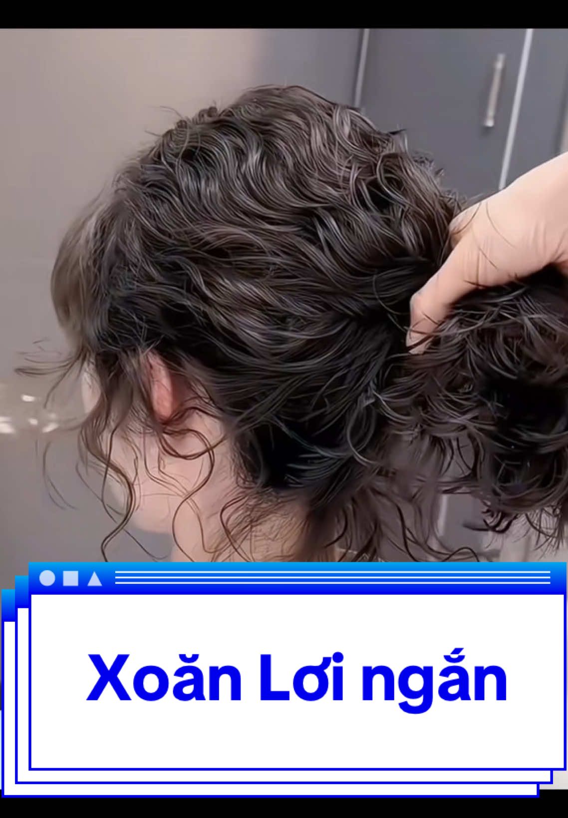 Xoăn Lơi ngắn #hairanhtuan #hairsalon #hairstylist #xuhuong #trending #tocdep 