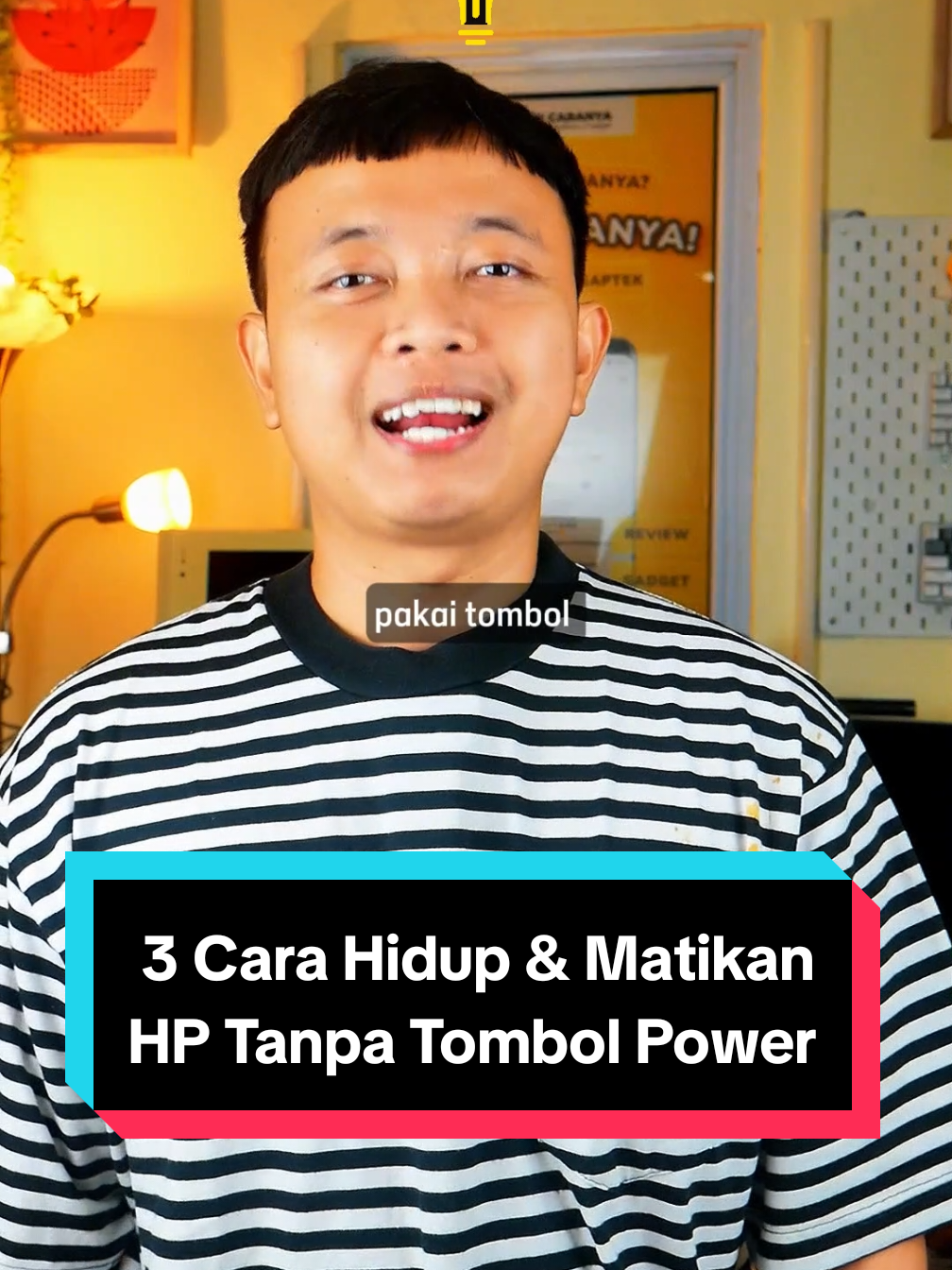 Tutorial 3 cara hidup dan matikan  hp tanpa tombol power #gimanacaranya #ginicaranya #ginicaranyaofficial #ginicaranyatutorial #brokuh 