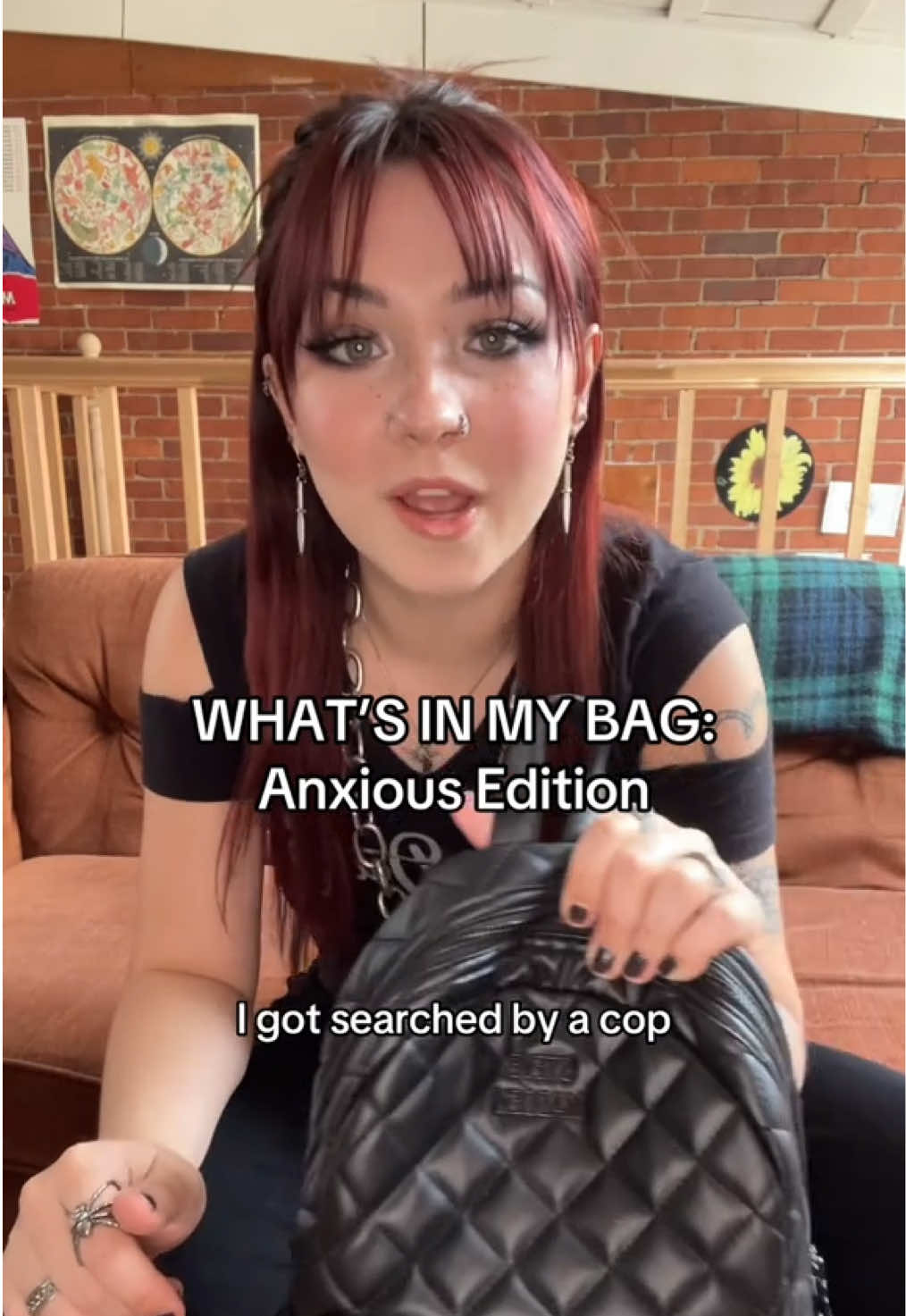 can’t believe this was a year ago aww now I’m tempted to cut bangs #onthisday #whatsinmybag 