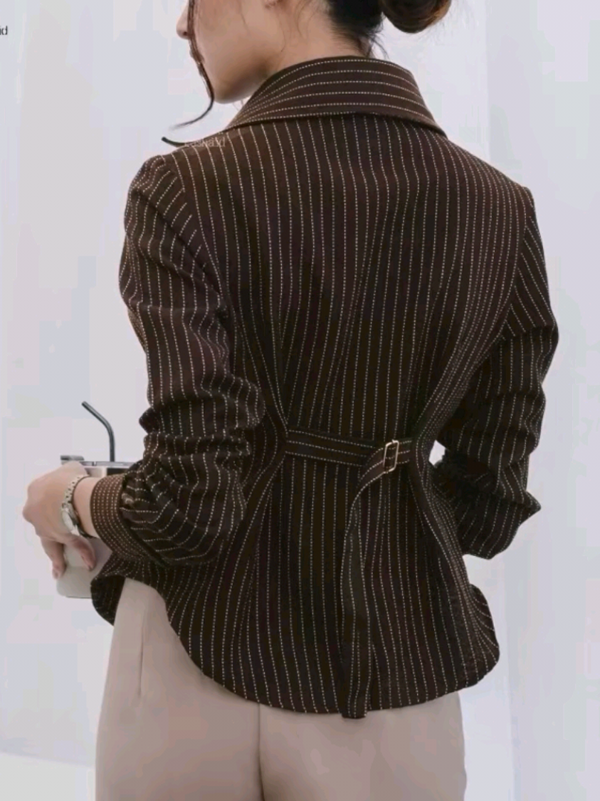 Womscloth - Luna stripe Fitted - Kemeja Wanita Atasan Basic Lengan Panjang - Kemeja Kantoran Dan Ke kampus🥰🥰😍😍 #kemejawanita #lenganpanjang #kemejawanitakekinian #kemejastyle #kemejawanitatiktokshop #kemejawanitapremium #kemejawanitamurah  #kemejawanitaoversize #OOTD 