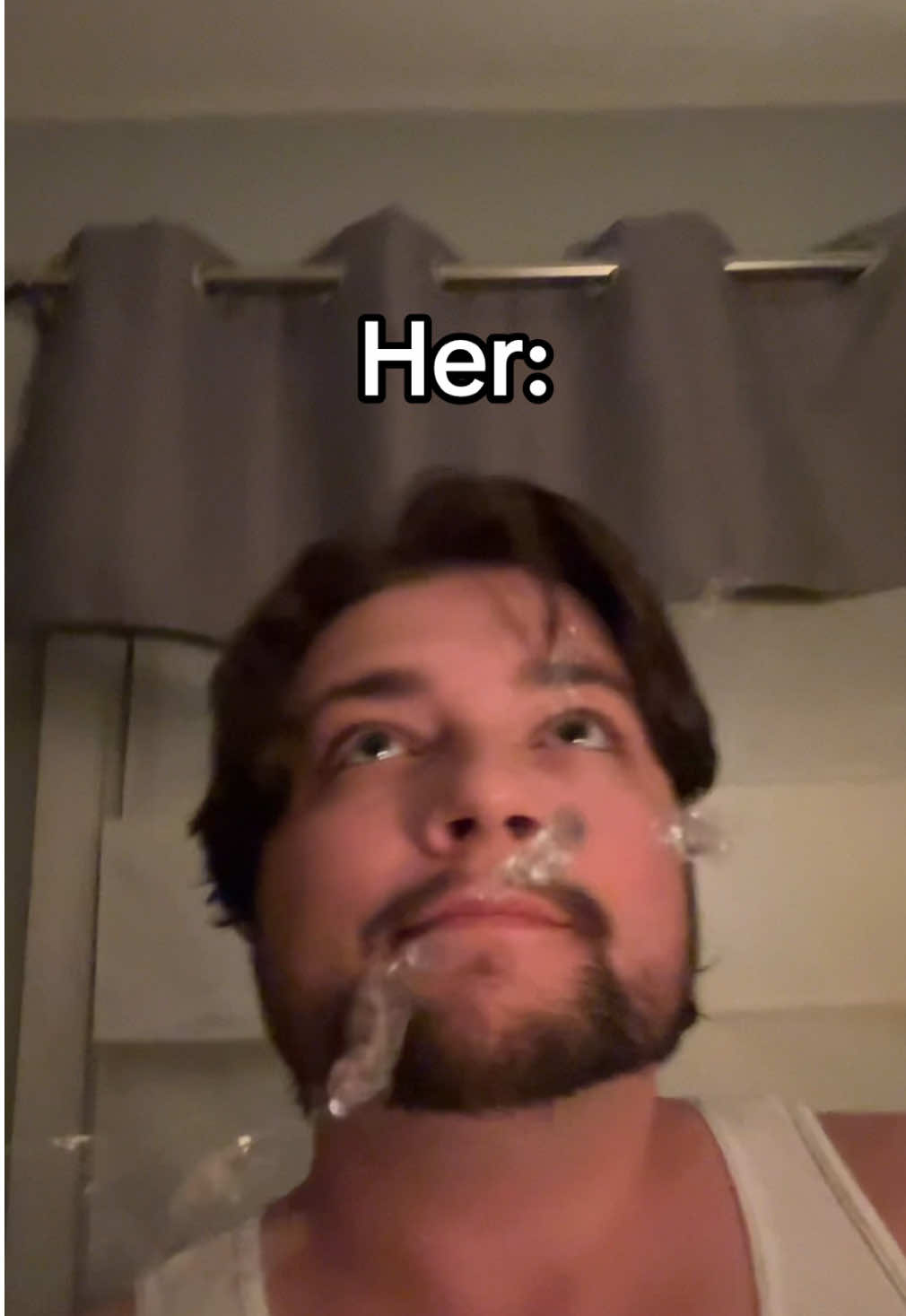 She did it on purpose. #plussize #thicktok #wellfed #chubby #dadbod #himbo 