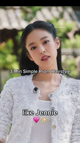 I’ve had a few clients come to me for prom hair and makeup lately, and when I saw this Jennie look, I thought this would be perfect for prom! 💗 Plus, it’s super simple to recreate!🥰 Product used: @HEMEKO anaze marshmallow cream #kbeauty #kidolhair #kidolhair #braidinspo 
