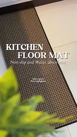 KITCHEN FLOORMAT -Non slip and water Absorbent #mat #nonslip #kitchenfloormat #kitchenfinds #homeware #aestheticfinds #momfinds #homefinds #MomsofTikTok 