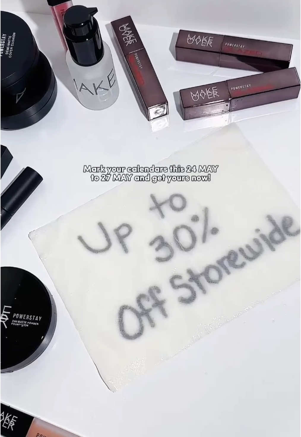 PAYDAY SALE ALERT ‼️ Get your Make Over essentials at up to 30% Off! 💋 #MakeOverMY #MakeOverBeyondBeauty