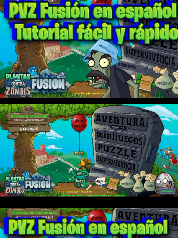 ¿PVZ FUSIÓN CHINO A ESPAÑOL? ¡AQUÍ TE ENSEÑO CÓMO CAMBIARLO AL ESPAÑOL! Suscríbete a mi canal y apoya mis vídeos ¿Quieres jugar Plants vs Zombies: Fusión en español pero no sabes cómo cambiar el idioma? En este video te mostramos paso a paso cómo poner PVZ Fusión en español de manera rápida y sencilla. Este tutorial funciona para PC, y es ideal si descargaste el juego en inglés o chino, y no encuentras la opción para cambiarlo. ¡No olvides dejar tu like, comentar si te funcionó y seguirme en TikTok para más contenido de PVZ Fusión, videojuegos móviles y más! 🧟‍♂️🌻 ¡SÍGUEME EN TIKTOK para no perderte los próximos videos! 👇 ¡Dale play y descubre cómo hacerlo rapidamente! 👇 #PVZFusion #PlantasVsZombies #PVZ #PVZFusionEnEspañol #JuegosMóviles #AndroidGaming #iOSGaming #GuíaPVZ #PVZ2025 #TutorialPVZ #pcgaming #pcgamer 