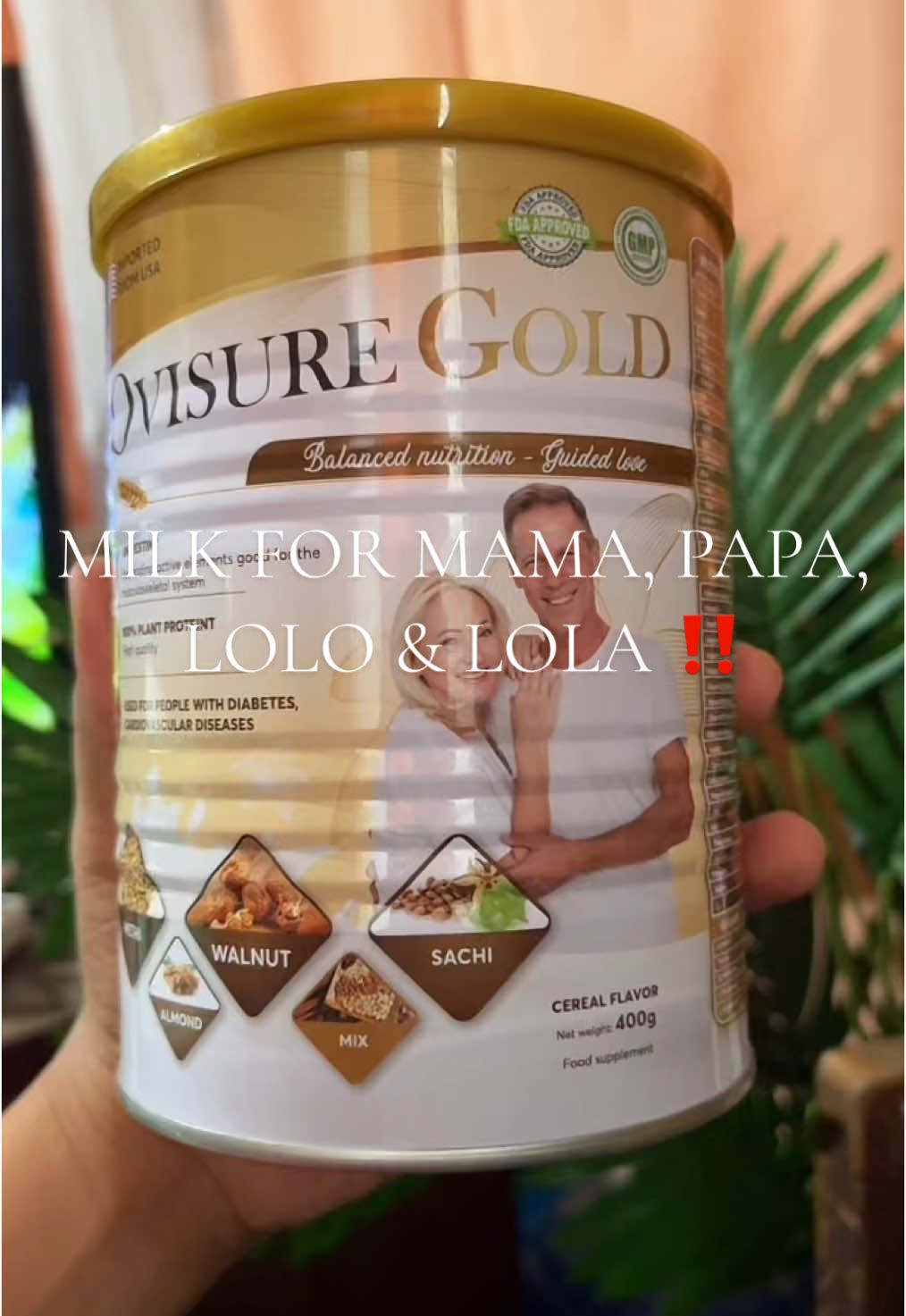 Para iwas kape si Mama kaya bilhan na ng ovisure gold milk #ovisuregold #ovisure 