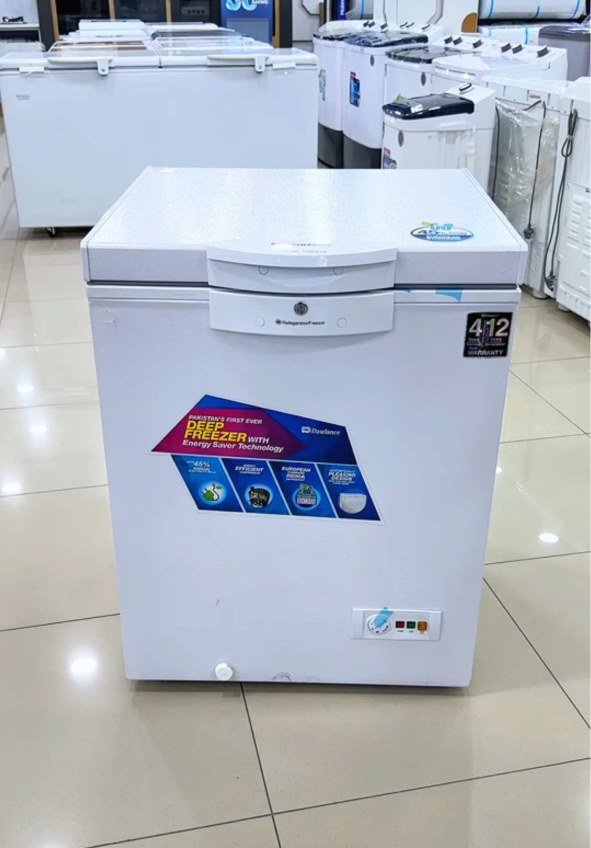 Dawlance Single Door Deep Freezer  #viral #lahore #foryou #shopnow #cooler #newseries #deepfreezer #fypシ #waterdispenser #lahorecentre #airconditioner #dawlance #viral_video #2025 