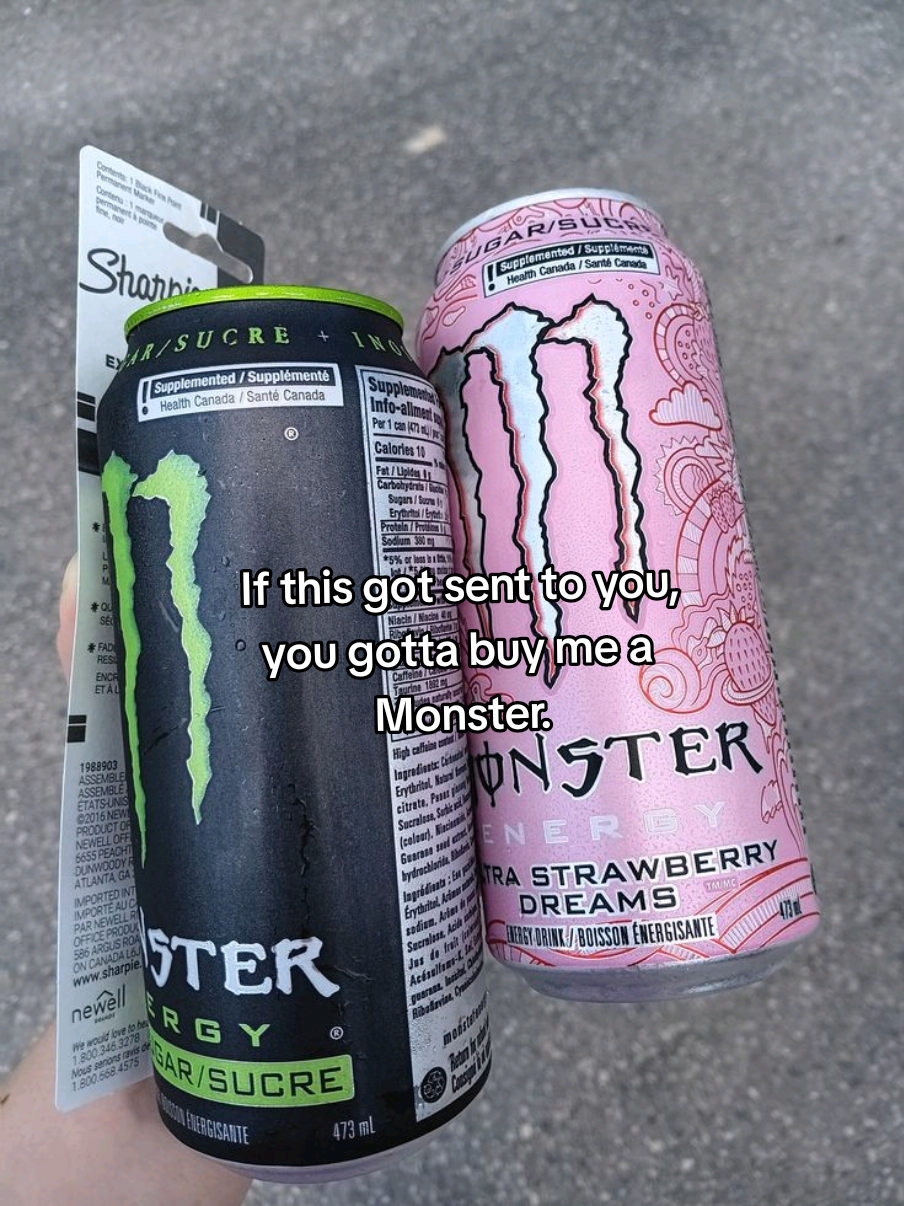 Whateva monsta you choose #energydrink #monster #whitemonster #monsterenergy 