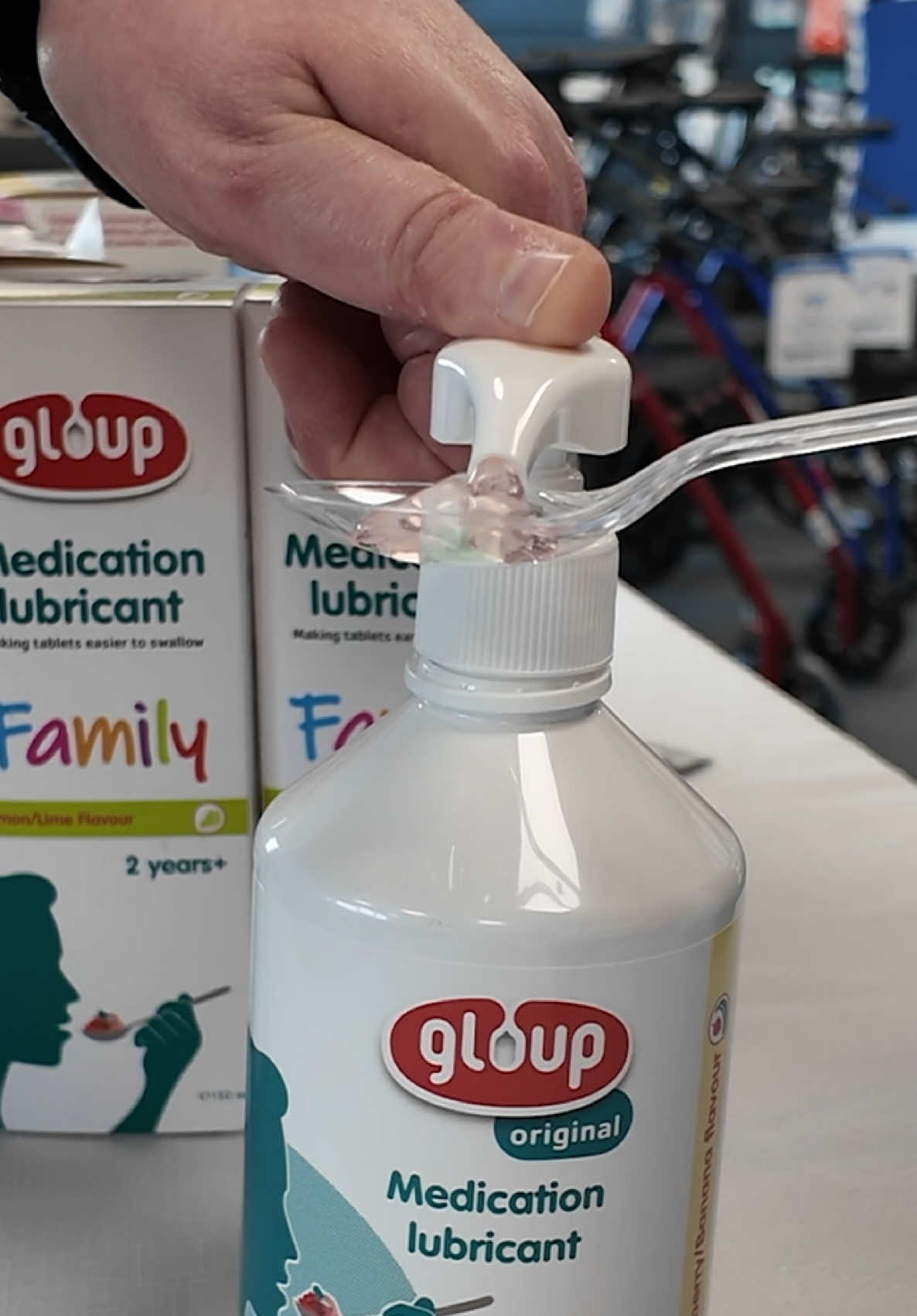 Did you know that swallowing medication doesn’t have to be a struggle?  Last week, we hosted an insightful hands-on session with Jacqui from EVOMED, where we explored how Gloup Medication Lubricant makes taking pills smoother and more comfortable. Whether it’s for aged care, disability support, or everyday health, Gloup is designed to help tablets go down easily, reducing discomfort and making medication simpler for everyone. Attendees even got to taste-test different flavors and experience the difference firsthand! A big thank you to Jacqui for the amazing session and to everyone who joined us at our Epping showroom. We're proud to continue providing practical solutions that make life just a little bit easier. #platinumhealth #gloupaustralia #medicationmadeeasy #healthcaresolutions #ndisprovider #agedcare #pills #medication 