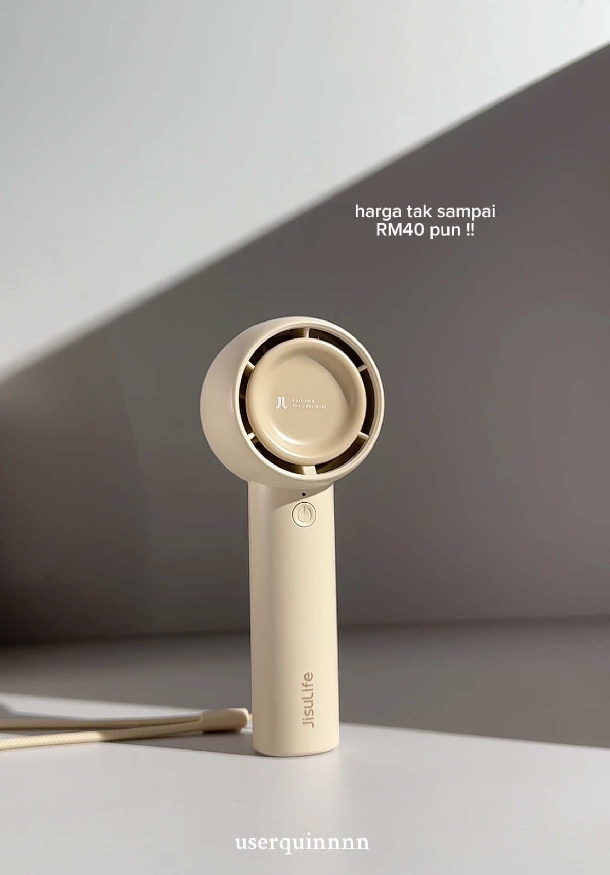 siapa cakap kipas jisulife semua mahal ?!! ni tak sampai rm35 tau  #jisulife #jisulifeminifan #jisulifehandheld 