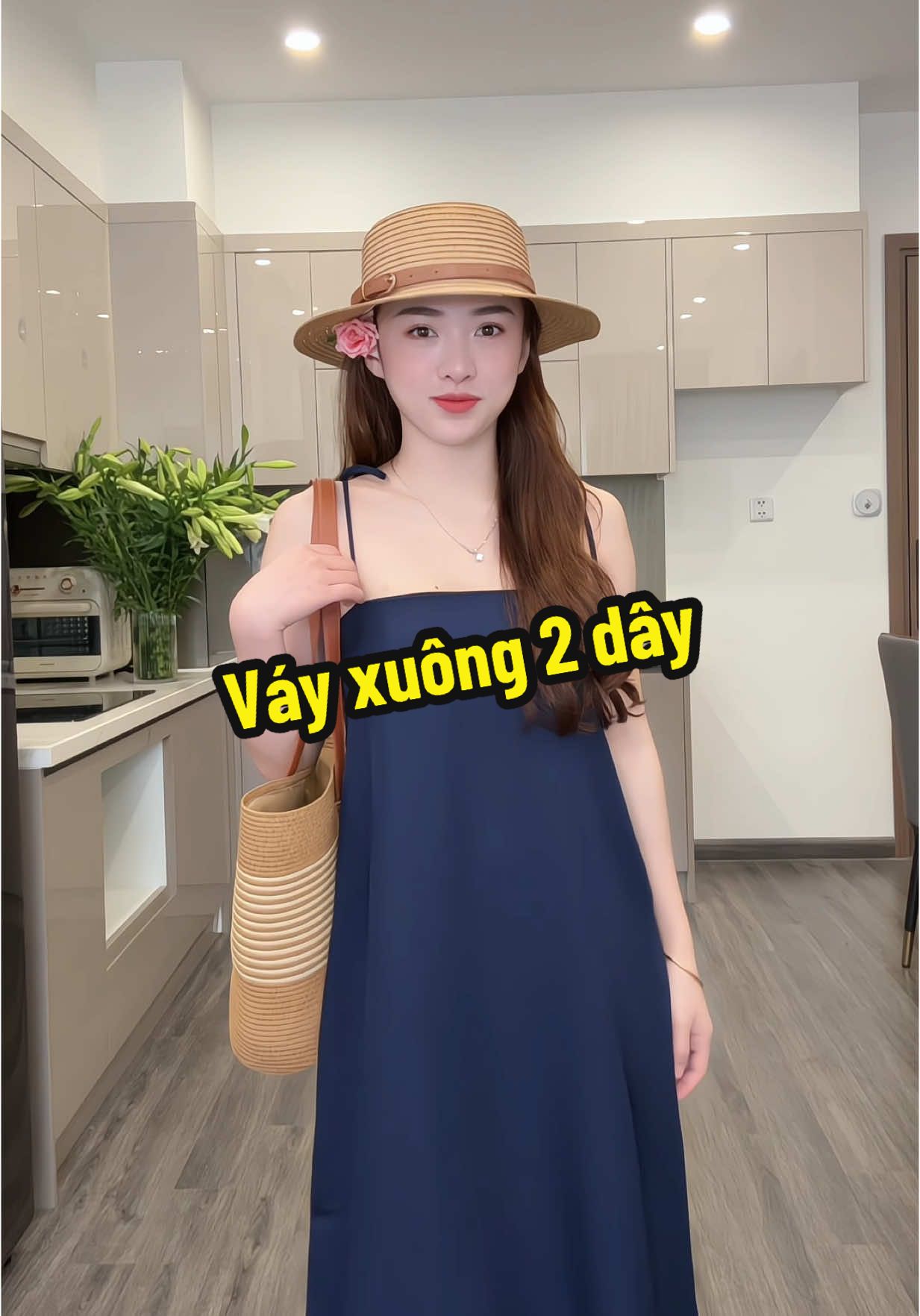 Váy xinhh chấn động lun ce ạ, chất đẹp mát , màu xanh e mặc này tôn da zã man 😍 #mebim #landaulamvo 