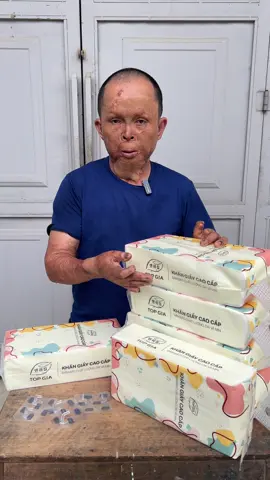 (ĐA KHO) COMBO 6 bịch khăn giấy đa sắc Topgia