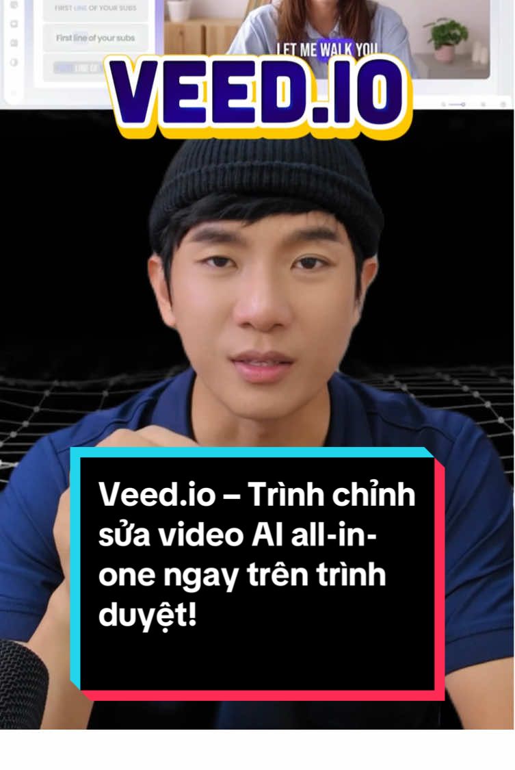 Veed.io – Trình chỉnh sửa video AI all-in-one ngay trên trình duyệt! #ai #marketing #admatrixacademy #lapnghiepai 
