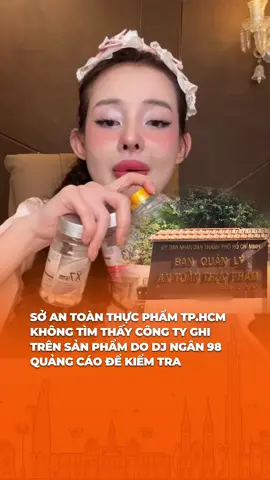 Cơ quan chức năng không tìm thấy công ty in trên bao bì của sản phẩm do Ngân 98 bán #yan #yan45s #tiktoknews #tiktokgiaitri #ngan98 