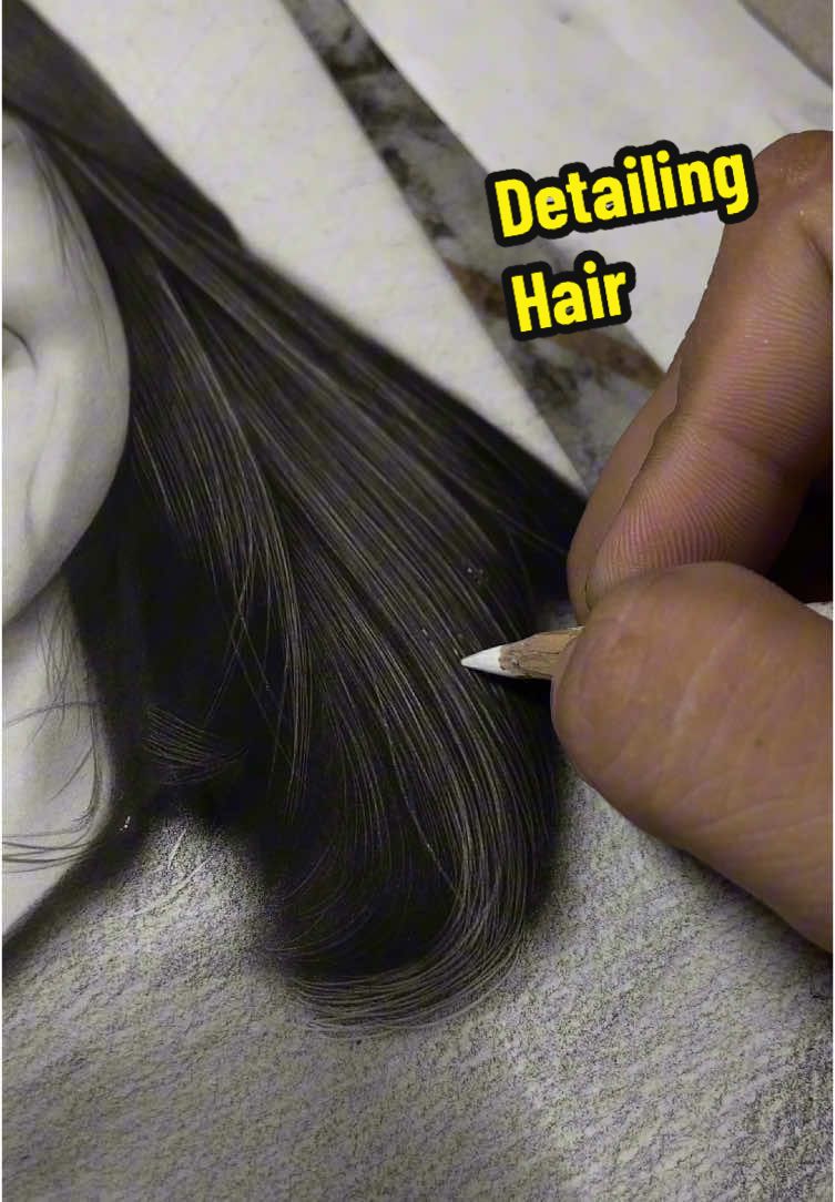Detailing hair✍️ Follow me on my fb page: @Eduard ARTStudio  #commission #eduardartstudio #drawing #Painting #charcoalpainting #charcoaldrawing #portraitdrawing #viral #fyp #foryou #eduardvillanuevadestua #howtodrawface #drawingtutorial #howtodraw #koronadalcity #Howtodrawnose 