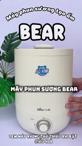 Máy phun sương tạo ẩm bear, nhà nào có con nhỏ cũng nên sắm 1 ẻm nha#mebimsua #nuoicon #xuhuong 