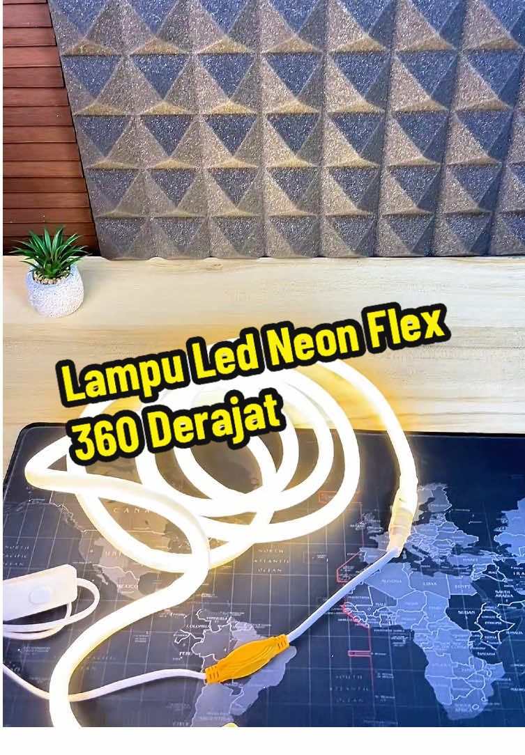 Lampu Led Neon Flex ini bentuknya bulat 360 derajat, jadi cahaya yang dihasilkan untuk menyebar keseluruhan arah. Cocok banget buat di meja, dirumah, ditaman atau buat acara biar lebih estetik.  #LampuLedNeonFlex #LampuNeonFlex #LampuPlafonNeonFlex #LampuLedStripOutdoor #WibGajian 