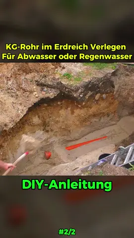 KG-Rohr im Erdreich Verlegen | Für Abwasser oder Regenwasser TEIL 2 #umbau #garten #sanierung #abwasser #heimwerker #bohrenn #Grundwasser #Gartenbau #Gartengestaltung #Gartengeräte #LifeHack #viral_video_tiktok #DE #trendingvideo #LearnOnTikTok #foryour #fypシ゚viral🖤tiktok #fyp