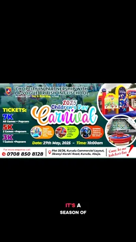 Grab your tickets now💃#fyp #viral #LaVogueBritishSchool #childrens 