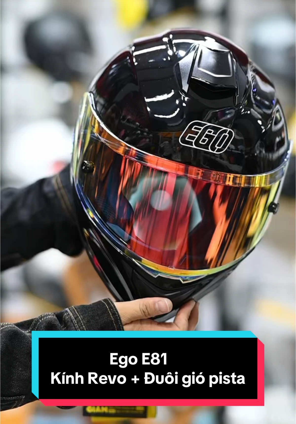 Combo nhỉnh 2 củ đẹp long lanh 👍 #egohelmet #fullface #E81 #phượtq7 #helmets4u #helmet 
