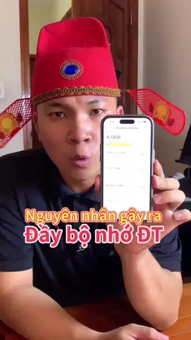 Nguyên nhân gây ra đầy bộ nhớ đt #datdungdua #hoccungtiktok #yeucongnghe #Thanhcongnghe #thuthuatcongnghe 