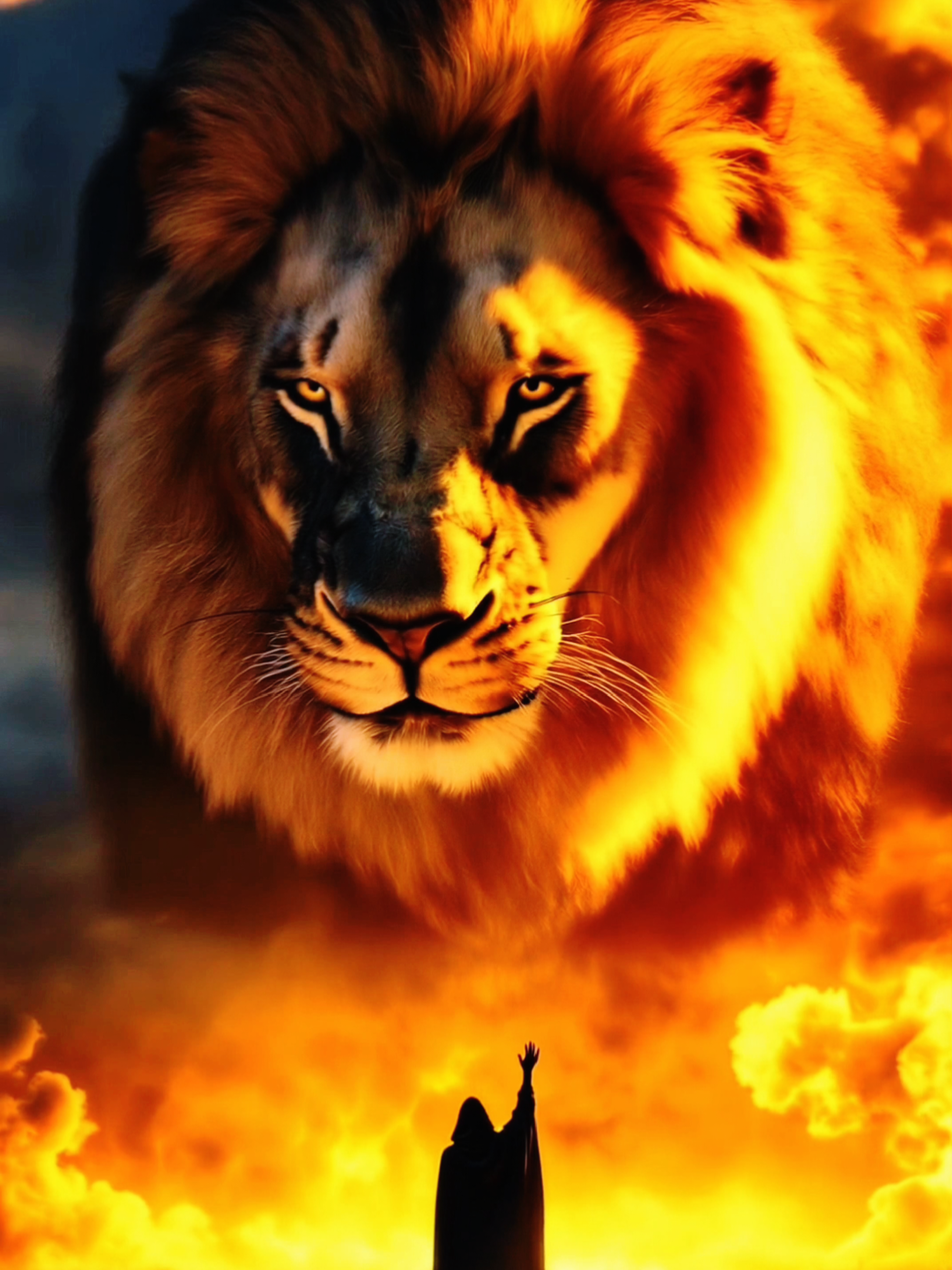 This 4K Live Wallpaper captures a powerful cinematic moment of a colossal glowing lion in the sky. #livewallpaper #4klivewallpaper #livewallpaper4k #livewallpapers #wallpaper #lion #nature #2025 #fyp #fyi 