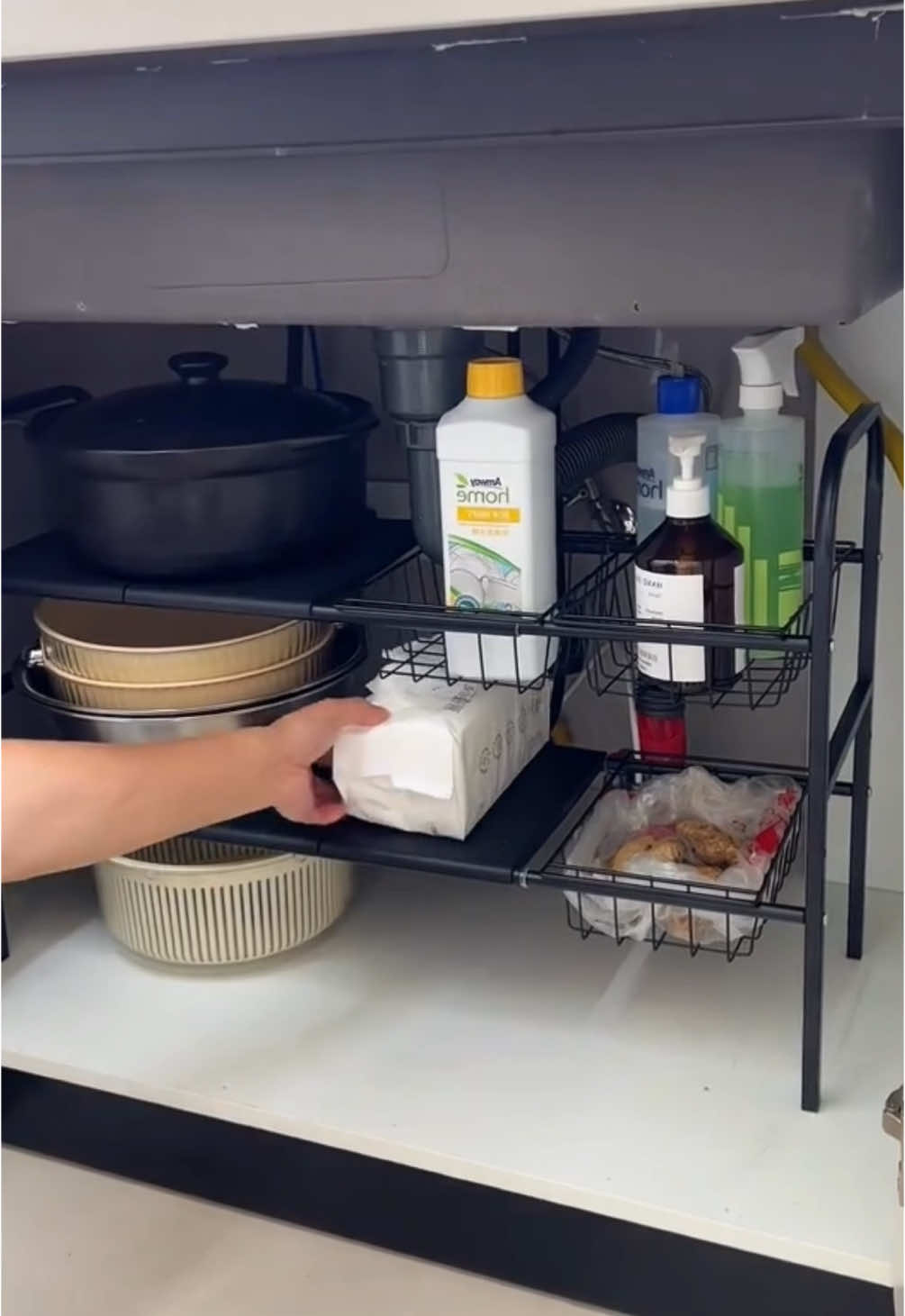 #rakorganizer #rakbawahwastafel #rakdapur #rakdapurserbaguna #rakwastafel #rekomendasi #fyp 