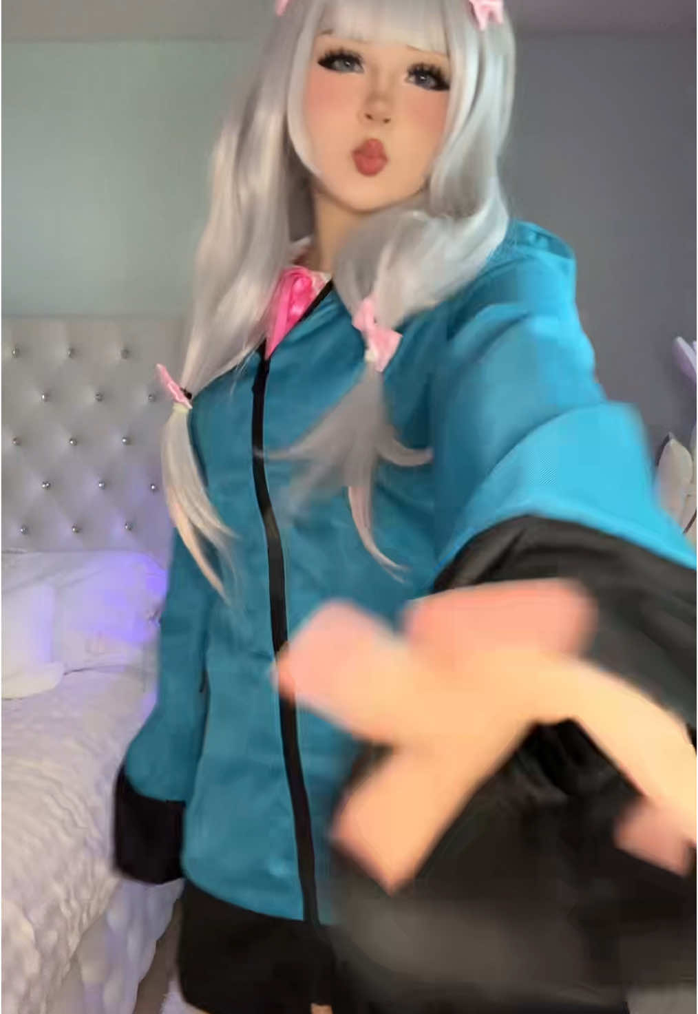 I need to buy new pyjamas for her bc they were kinda too small so I had to cover them with the jacket the whole time😭 #sagiri #sagiriizumi #sagiricosplay #sagiriizumicosplay #eromangasensei #eromangasenseicosplay #cosplay #anime #cosplaygirl #fyp #cosplayfyp #cosplaydance 