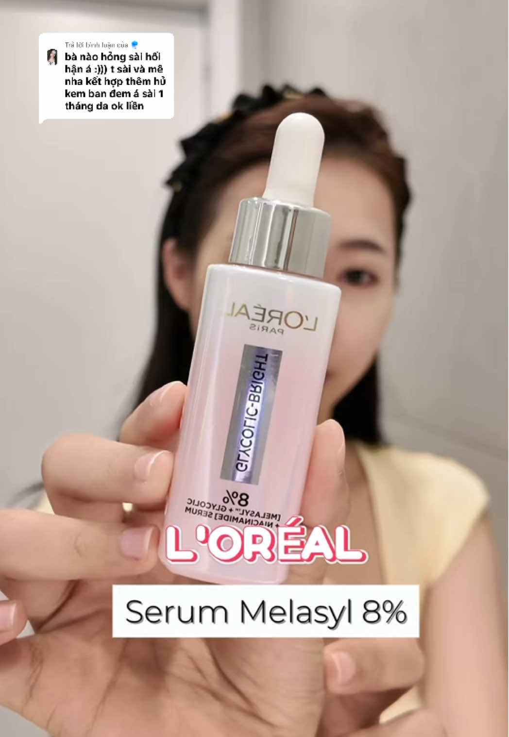 Trả lời @🪼 Dưỡng trắng nhanh  #xuhuong #xuhuongtiktokkk #viral #vananhonni #duongtrang #duongtrangda #motham #sangda #trangda #serumviral #lorealparis #lorealparisskincare #serummelasyl #melasyl #melasylserum 