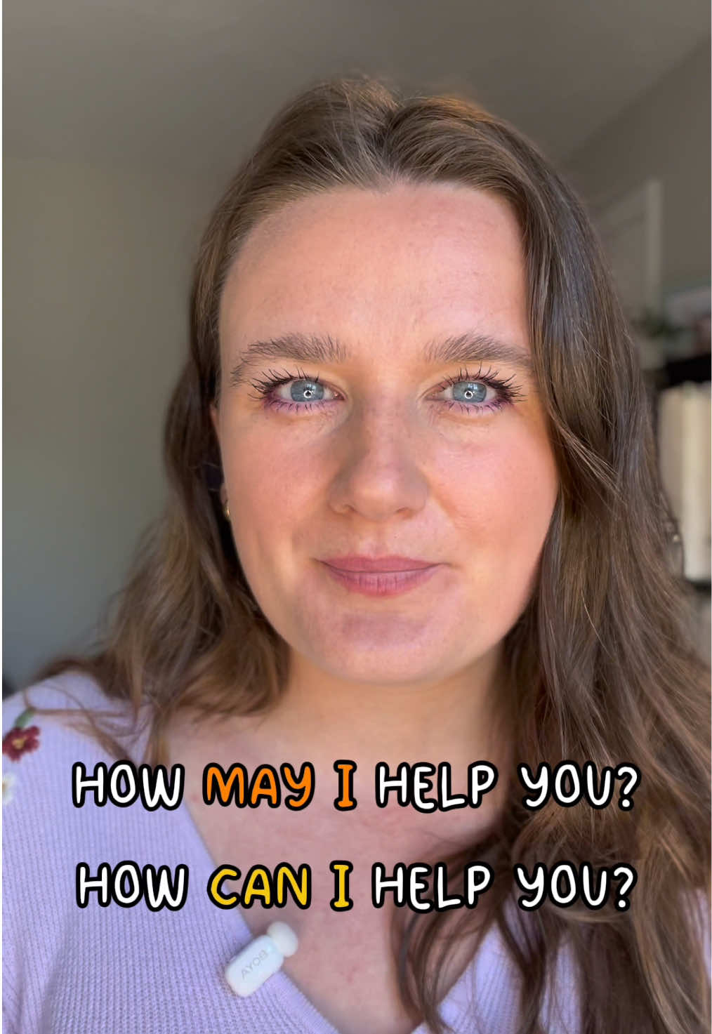 Follow me to learn something new in English every day!  May = more formal and more polite  - Use it in more formal settings like business meetings or for customer service roles   Can = less formal and more formal everyday situations - It still sounds polite  - This is what I use 99% of the time! May I sounds too formal for my everyday life! #learnenglish #englishgrammar #grammarlesson #english #englishteacher #aprenderingles 