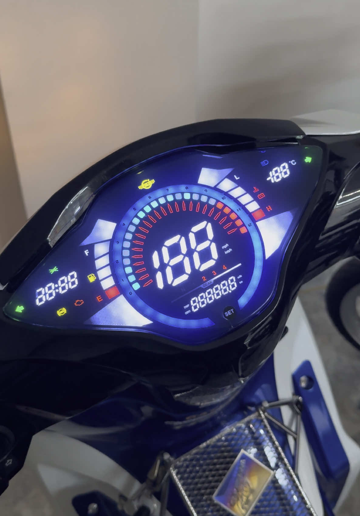 Đồng hồ fuled #fuled #fuled125i #fuled125 #honda #wave125i_ไฟเลี้ยวบังลม #wave125 